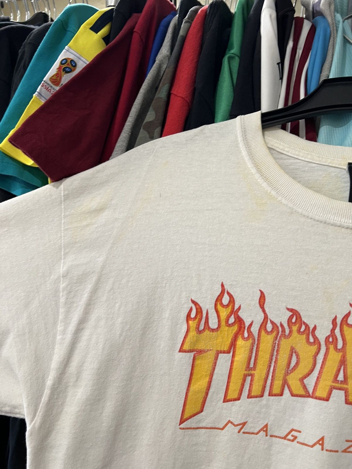 Thrasher VINTAGE THRASHER MAGAZINE GRAPHIC LOGO T SHIRT HYPE SK8 Size US L / EU 52-54 / 3 - 3 Thumbnail