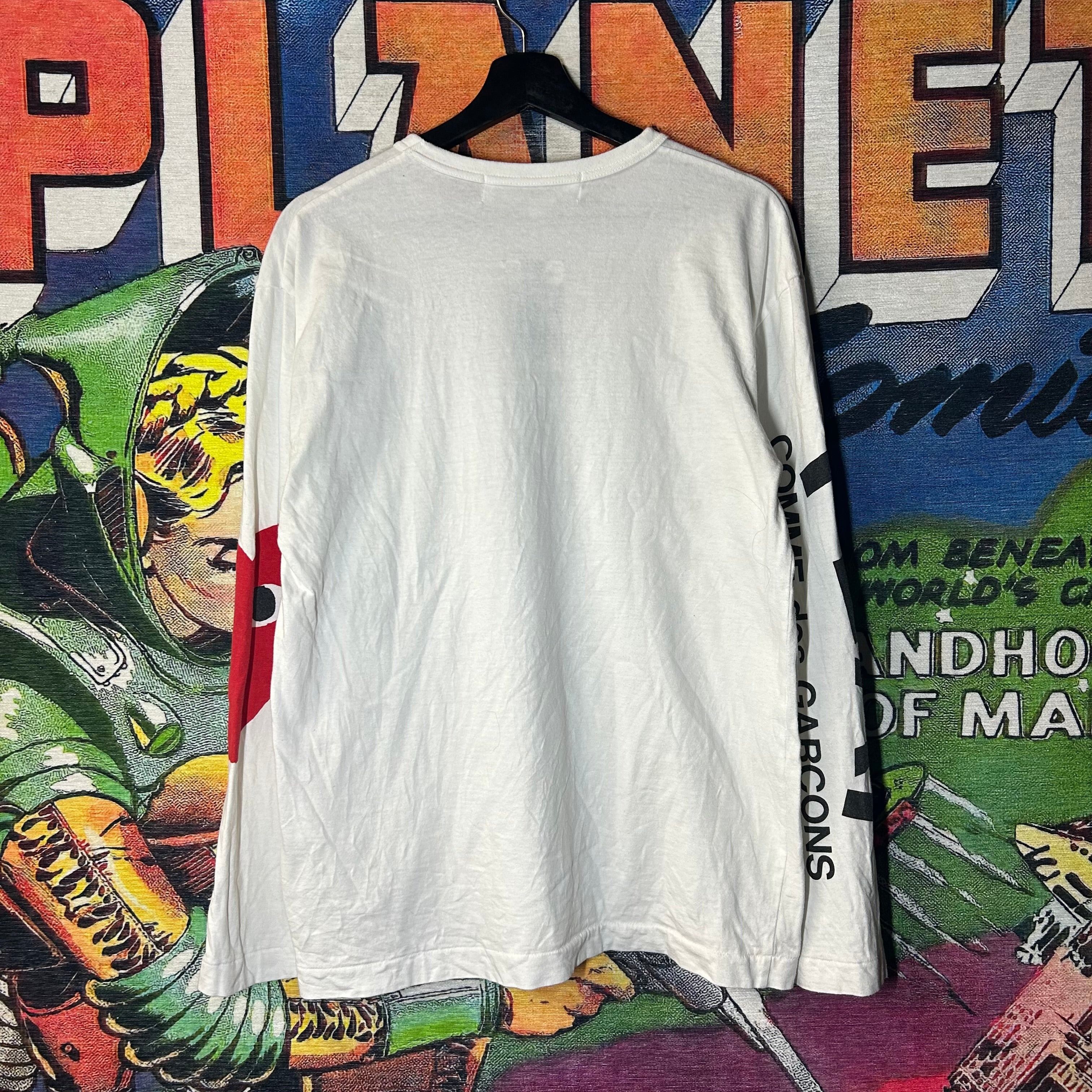 Comme des Garcons Comme Des Garçon PLAY Long Sleeve Tee Size XL Size US XL / EU 56 / 4 - 2 Thumbnail