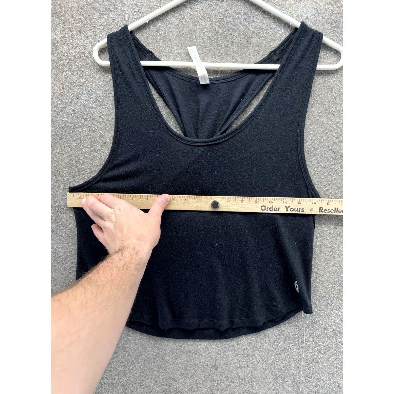 Free People Free People Tank Top Womens XS Cropped Black Scoop Neck Racerback Modal Spandex Sleeveless Casual Summer Womens XS/XXS Size XS / US 0-2 / IT 36-38 - 5 Thumbnail