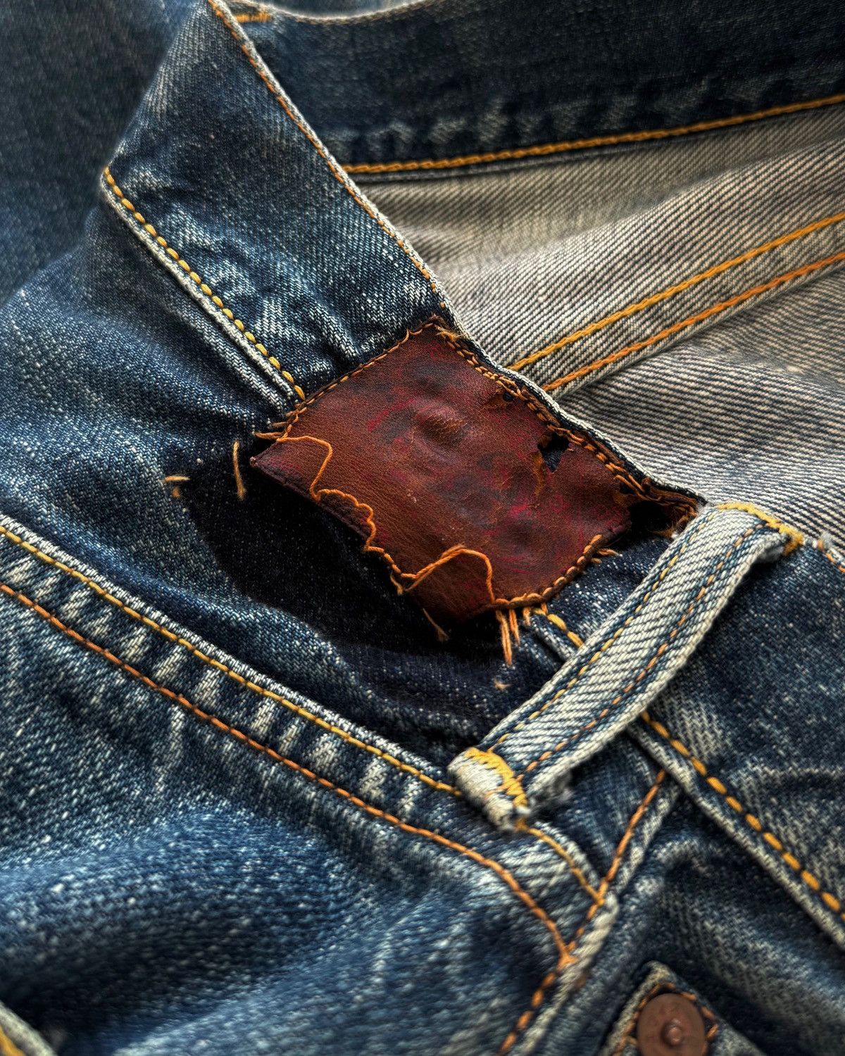 Evisu Vintage00s EVISU SELVEDGE DENIM JEANS Size US 29 - 10 Thumbnail
