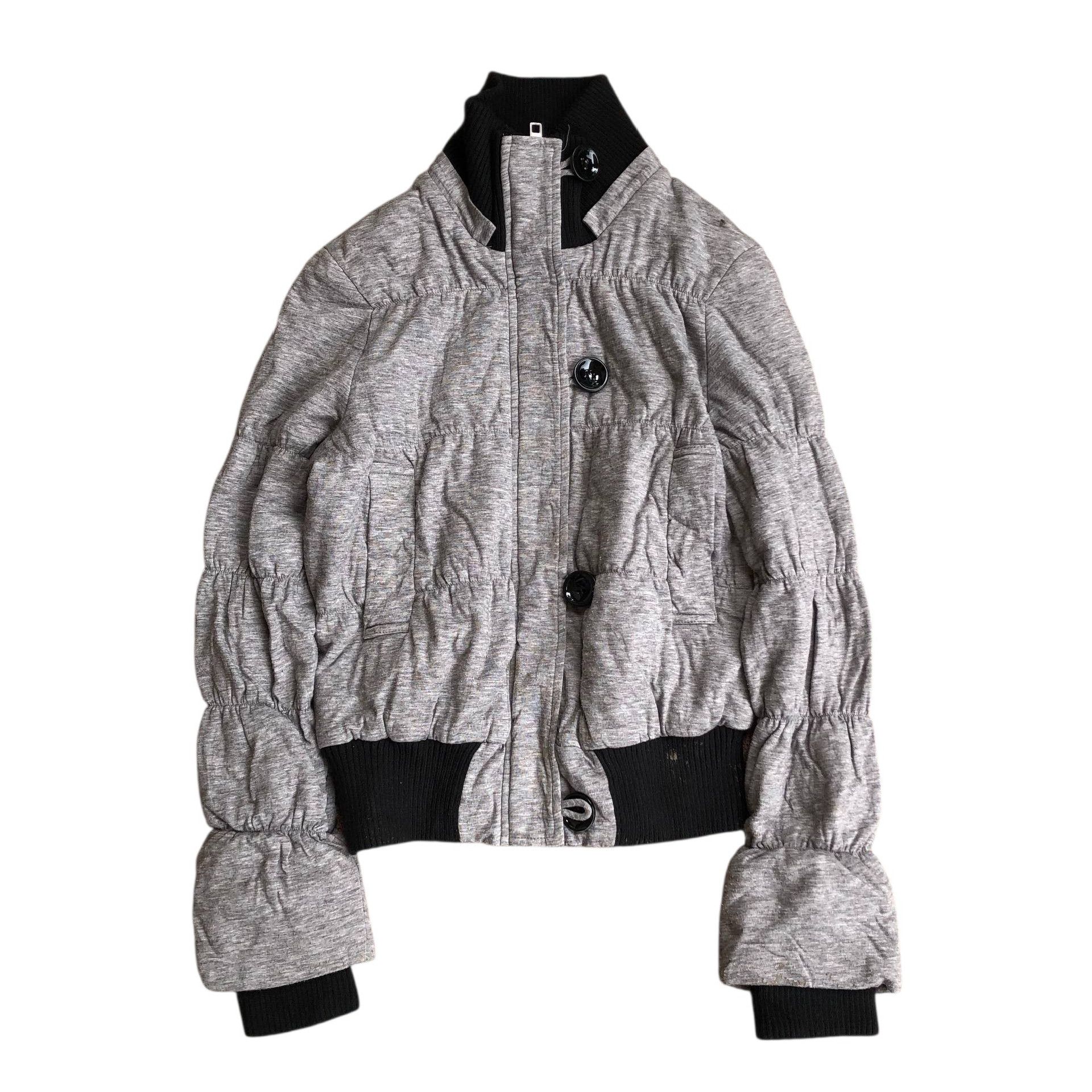 If Six Was Nine Jayro White Bono Quilted Jacket Vkei Y2k Size US M / EU 48-50 / 2 - 1 Thumbnail