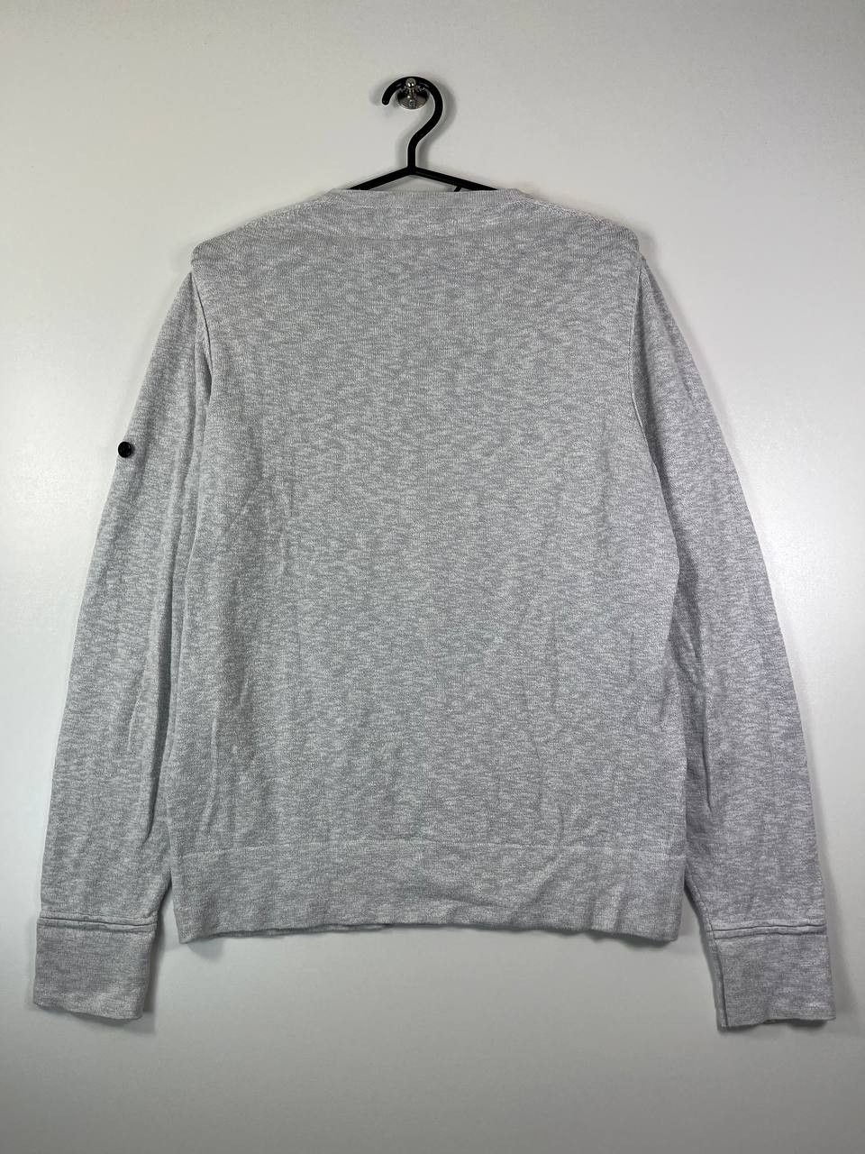 Stone Island Stone Island Sweater Light Grey V-Neck Knit Pullover Size S Size US S / EU 44-46 / 1 - 6 Thumbnail