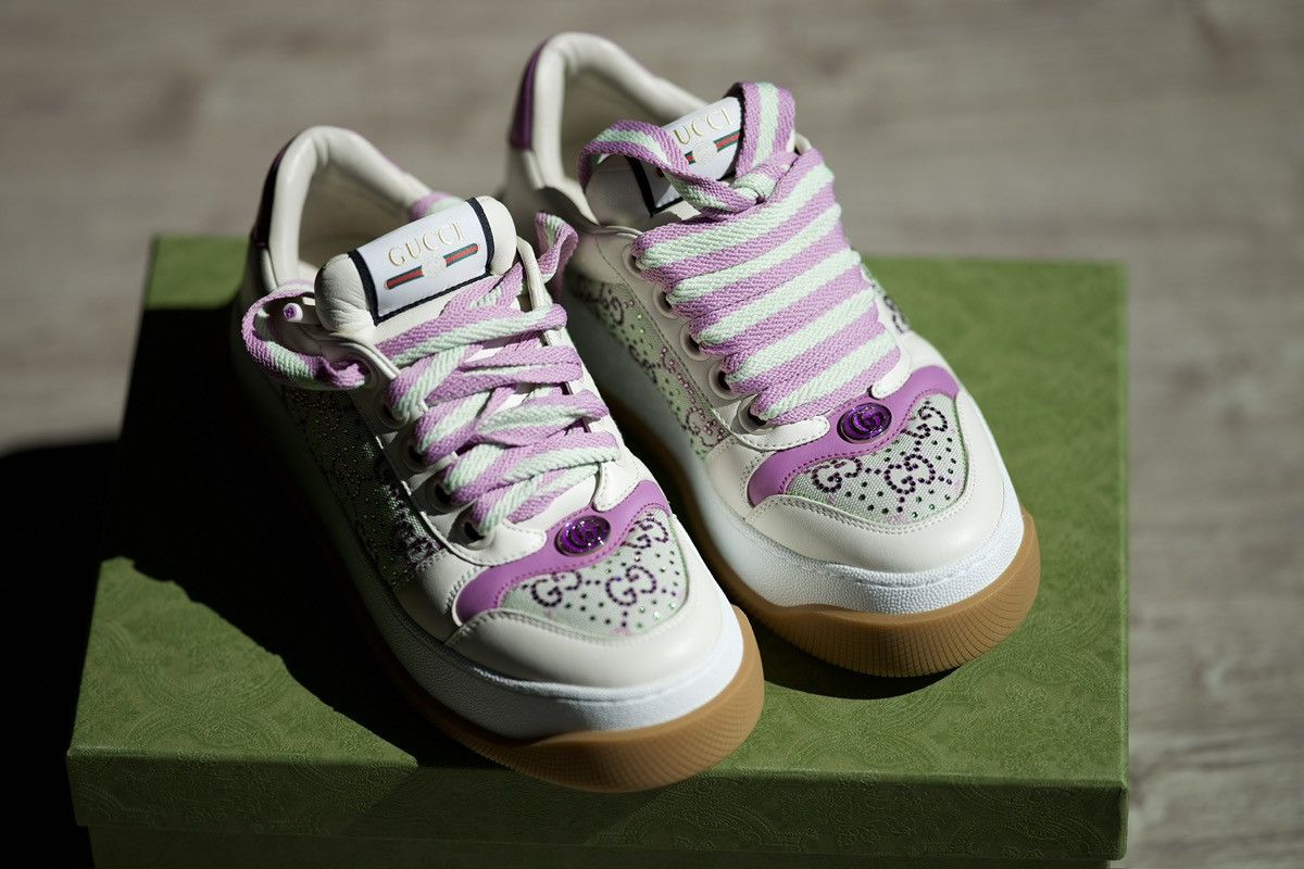 Gucci Gucci rhinestone sneakers . Original price $1299 Size US 7.5 / IT 37.5 - 1 Thumbnail