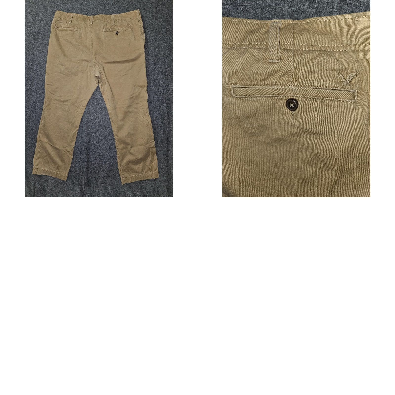 American Eagle Outfitters VINTAGE? no — American Eagle Pants Mens 38x30 Beige Relaxed Straight Chino Cotton Casual Size US 38 / EU 54 - 8 Thumbnail