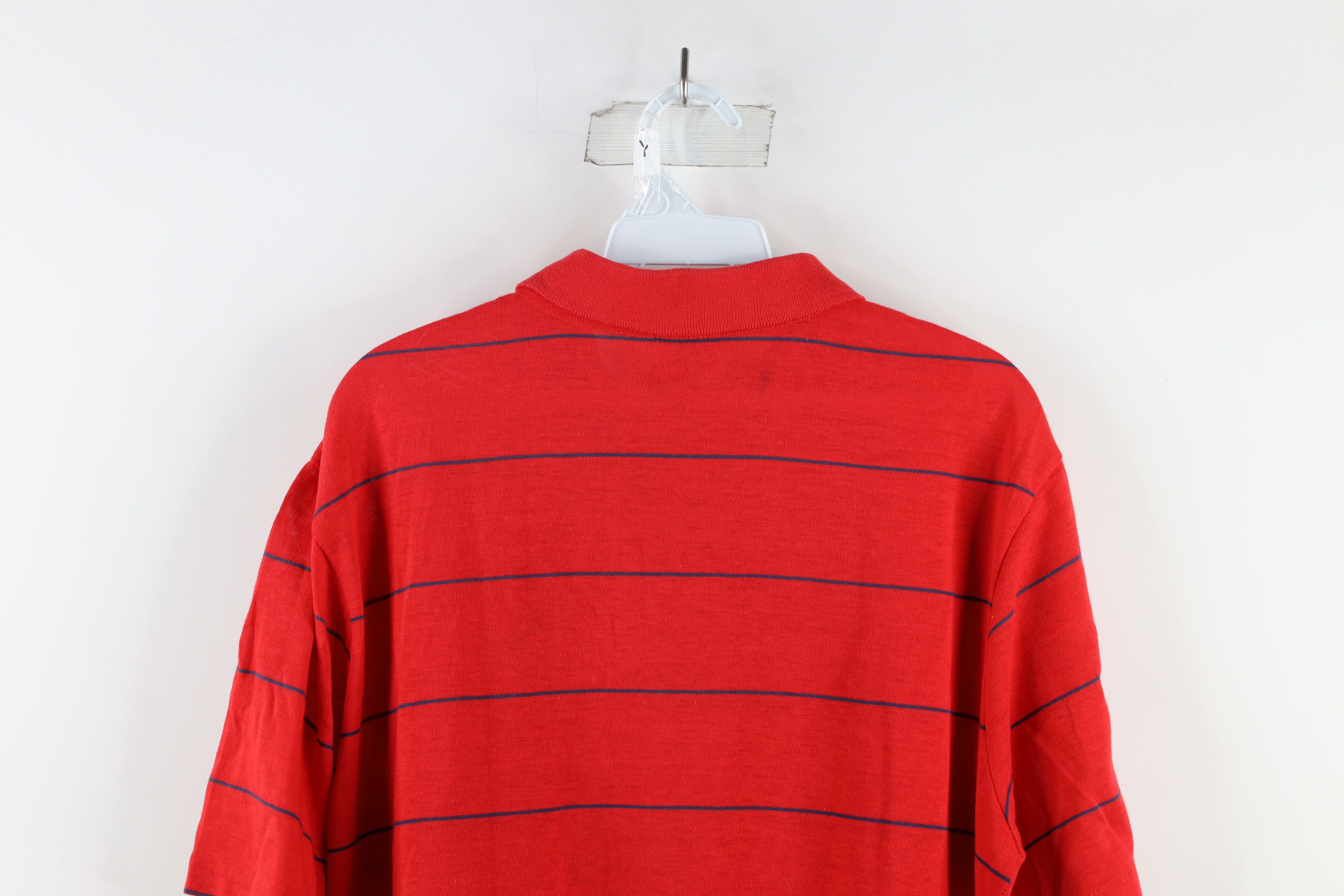 Disney × Vintage Vintage 80s Disney Knit Mickey Mouse Collared Polo Shirt USA Size US XL / EU 56 / 4 - 9 Thumbnail