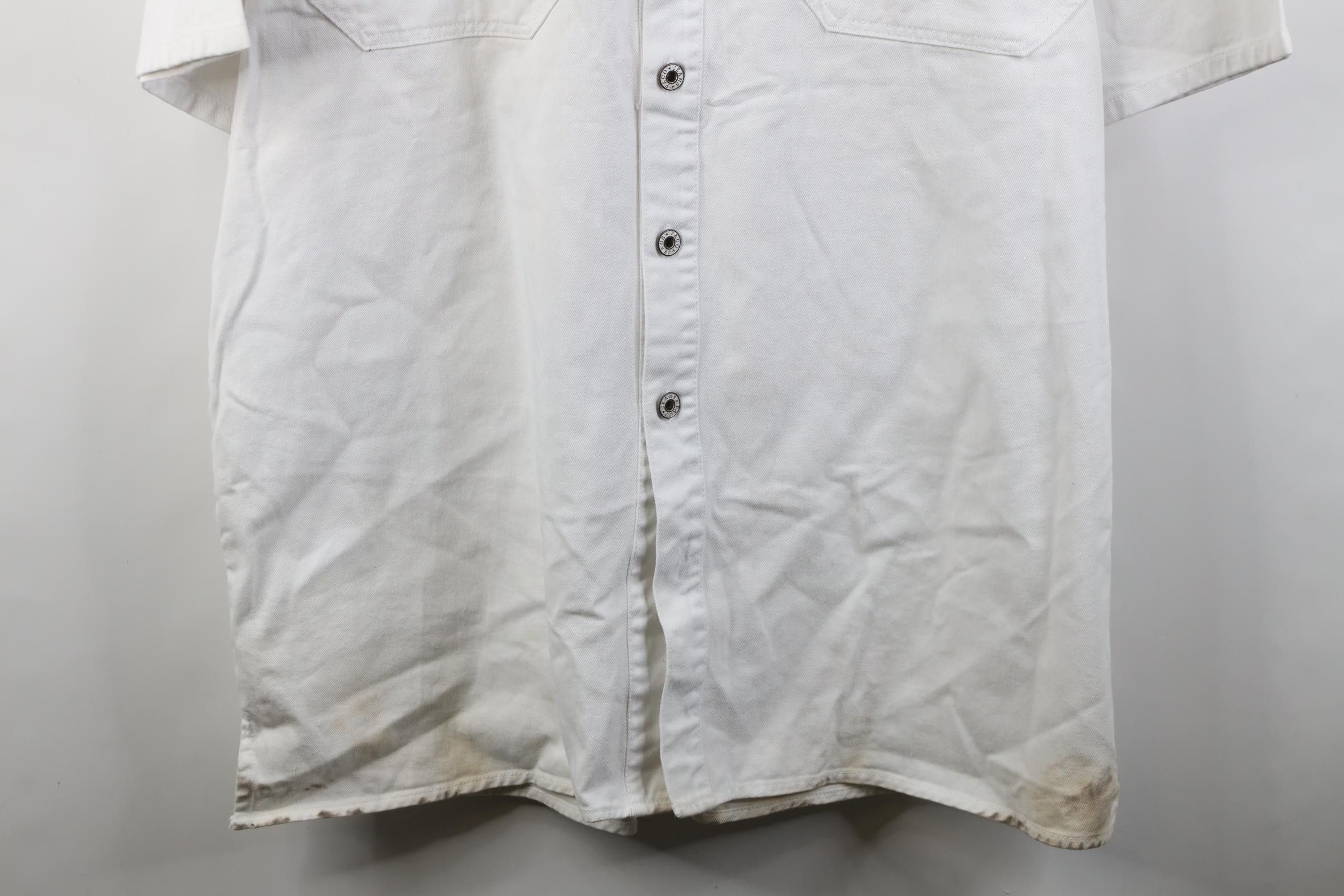 Vintage Deadstock Vintage 90s Y2K Paco Car Racing Denim Button Shirt Size US XXL / EU 58 / 5 - 3 Thumbnail