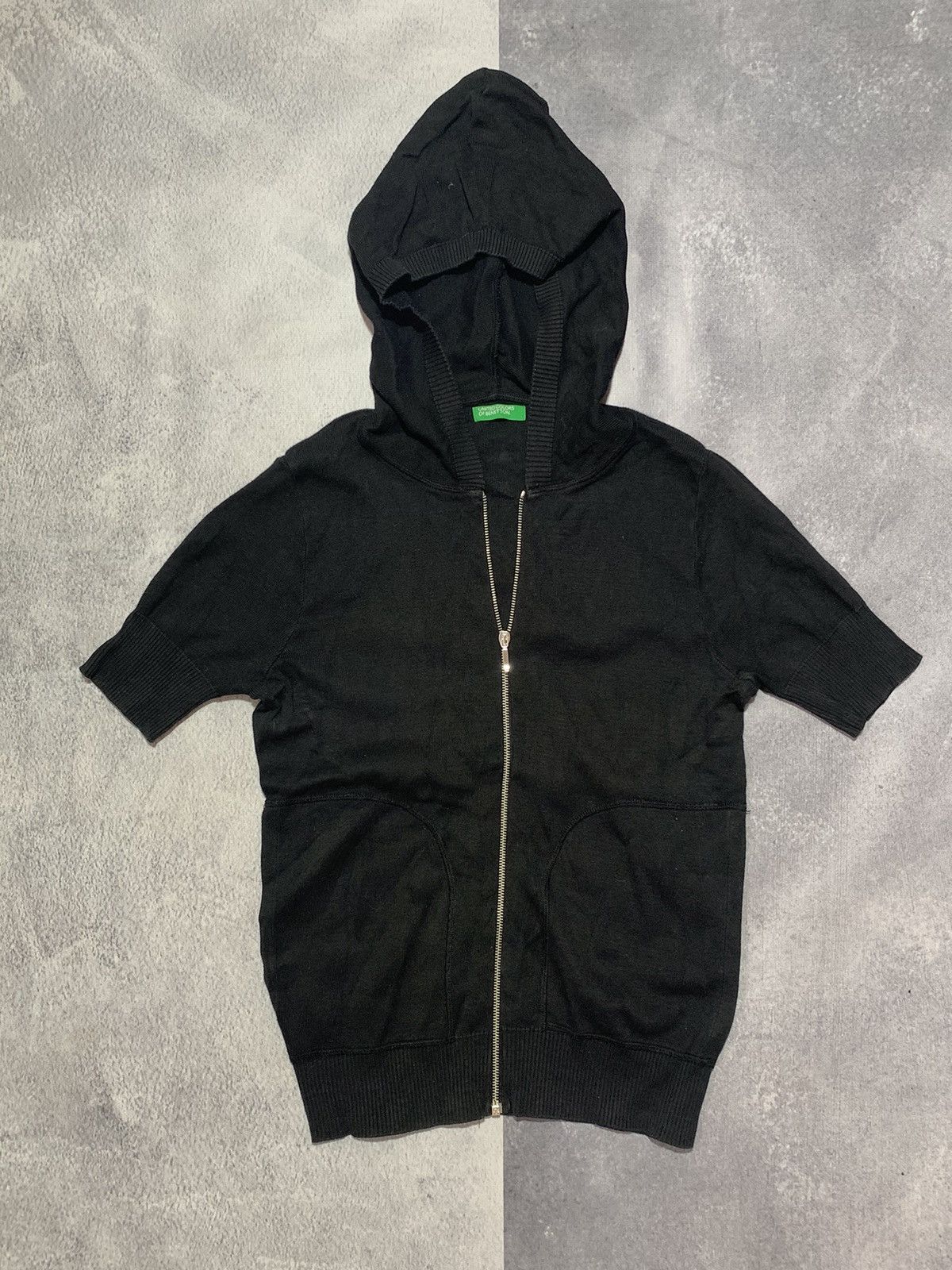 Vintage VintageY2K avant garde shortsleeved zip hoodie opium S Size S / US 4 / IT 40 - 1 Thumbnail