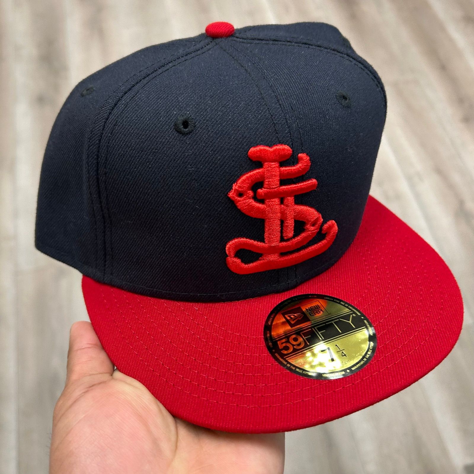 New Era new era St. Louis Cardinals Fitted Hat Cap Size 7 1/4 B10 Size ONE SIZE - 1 Thumbnail