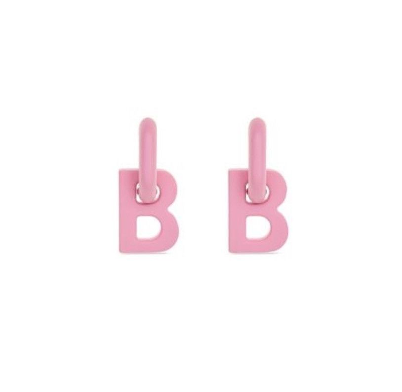 Balenciaga Balenciaga BB Chain Earrings Size ONE SIZE - 1 Preview