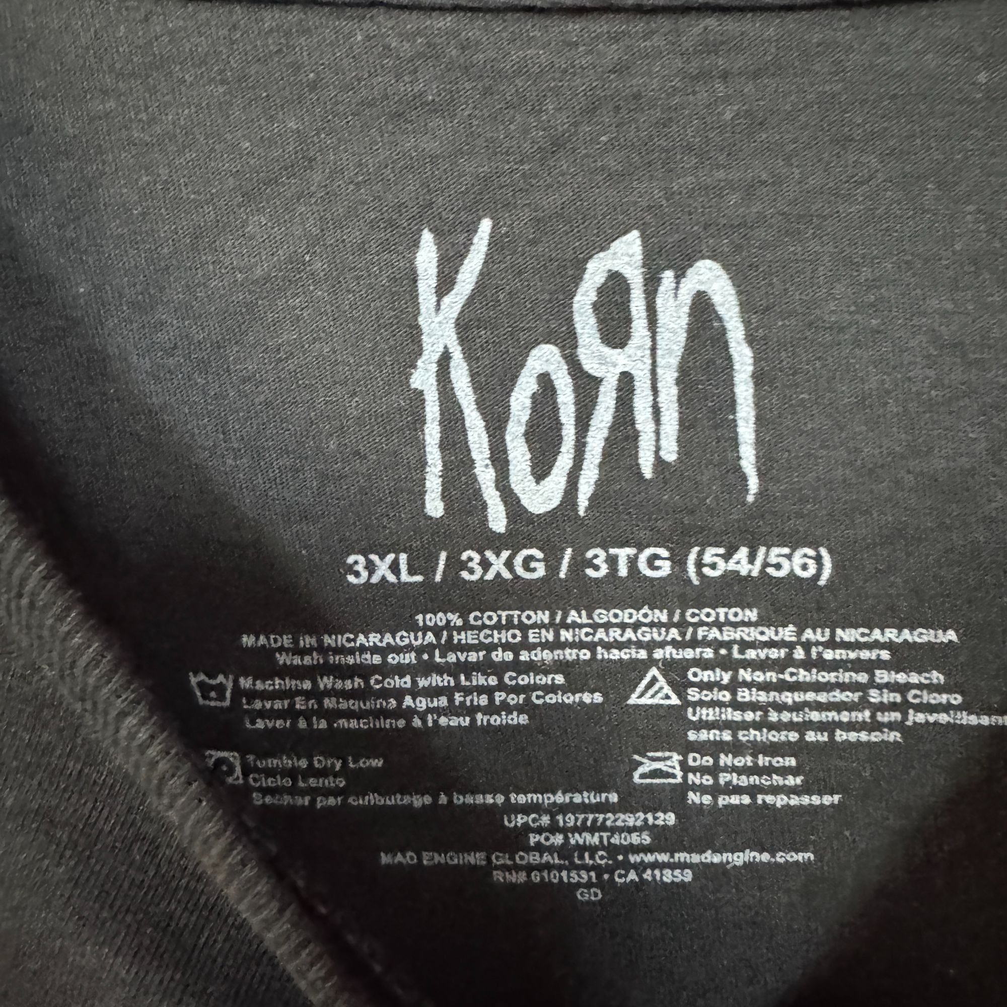 Other Korn Self-titled Album Cover Art Nu Metal Rock Band Tee 3XL Size US XXL / EU 58 / 5 - 4 Thumbnail