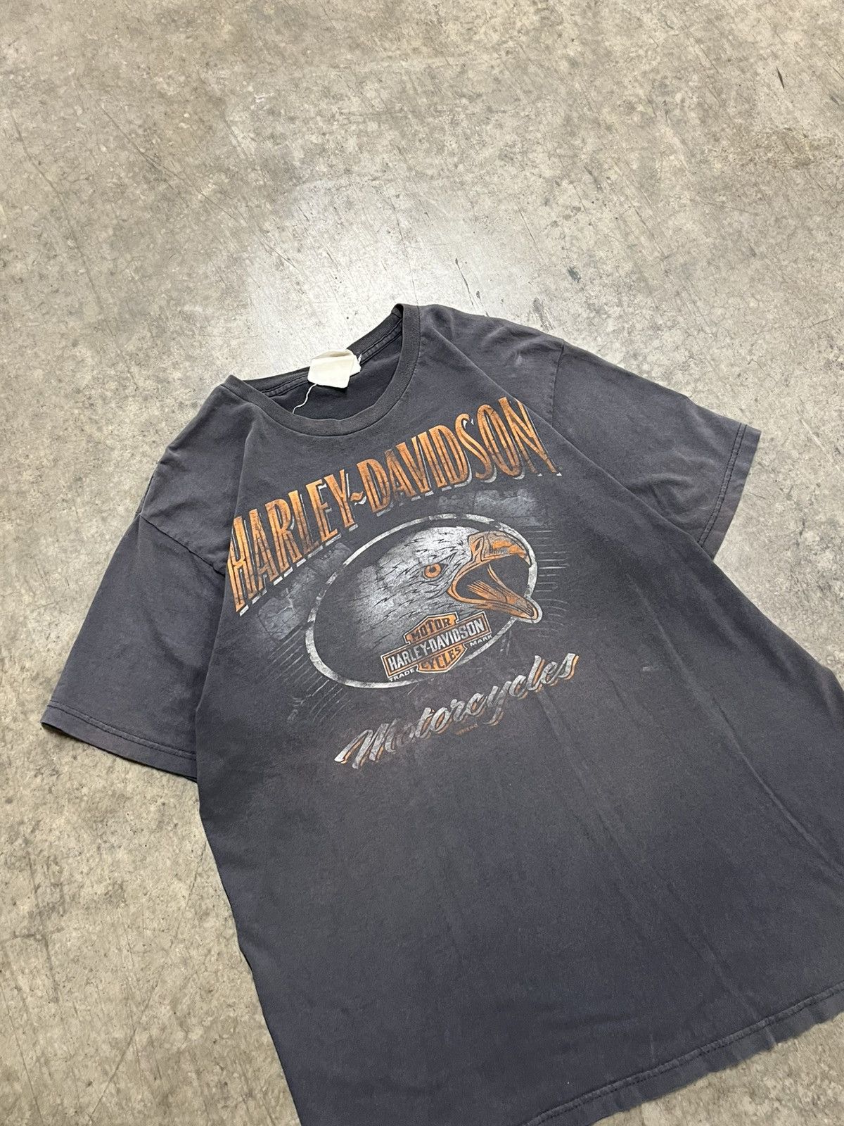 Harley Davidson × Vintage Harley Davidson vintage sun faded graphic tee hype rare Size US XL / EU 56 / 4 - 3 Thumbnail