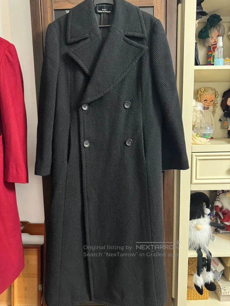 Comme des Garcons Comme des Garçons Wool Double-Breasted Coat. Size US XL / EU 56 / 4 - 1 Thumbnail