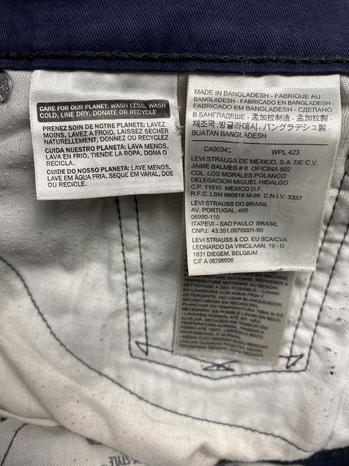 Levi's Levis 514 Regular Fit Cotton Denim Jeans Pants Size US 32 / EU 48 - 9 Thumbnail