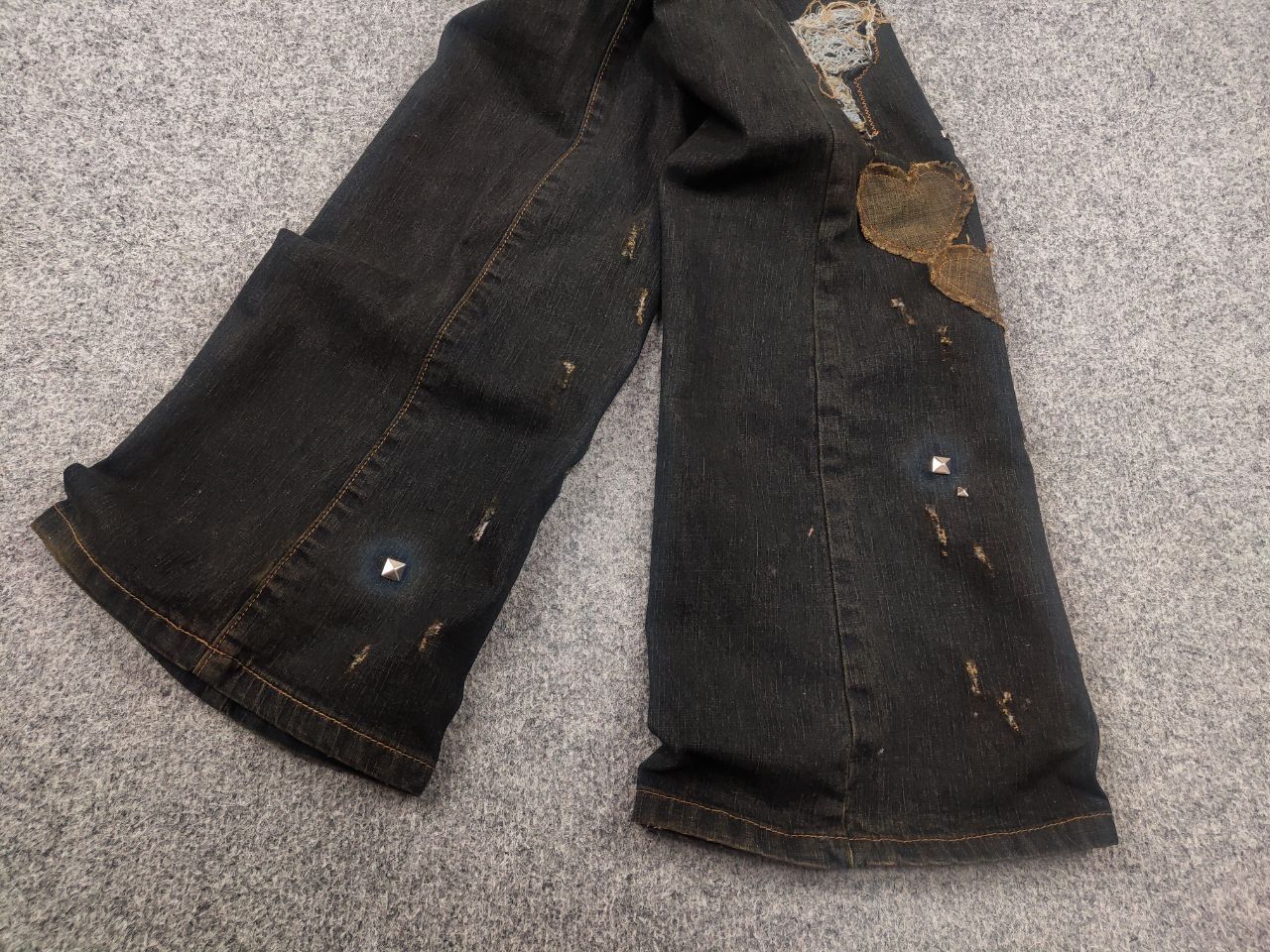 If Six Was Nine Vintage LGB Y2K Flared Low Rise Denim Jeans if six was nine Size 30" / US 8 / IT 44 - 6 Thumbnail