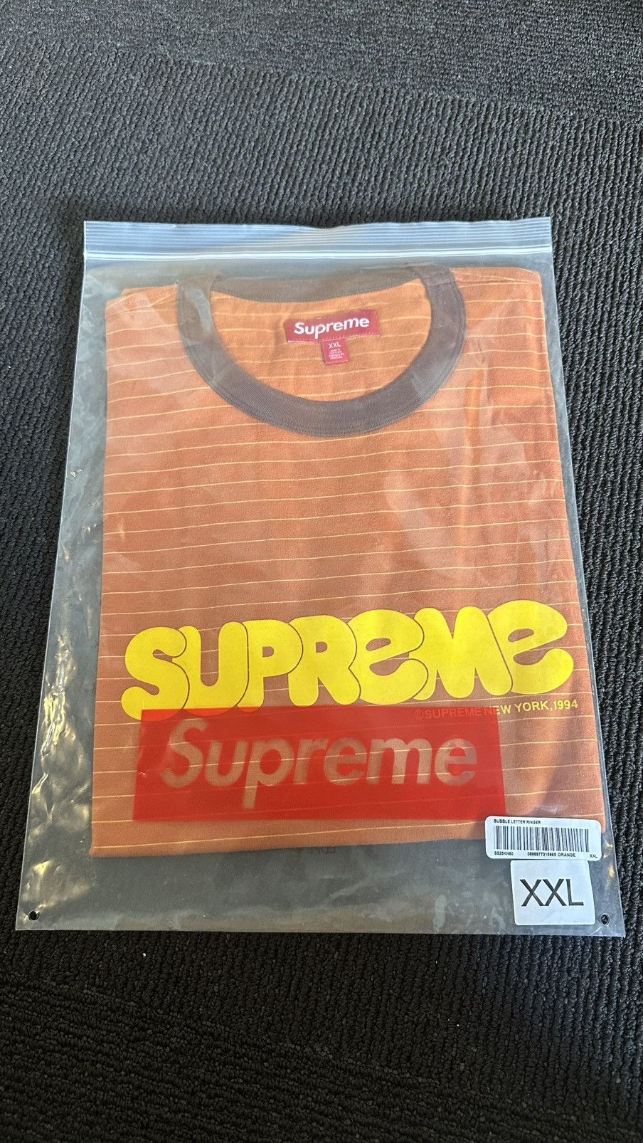Supreme Supreme bubble s/s top (Orange) (XXL) | Grailed