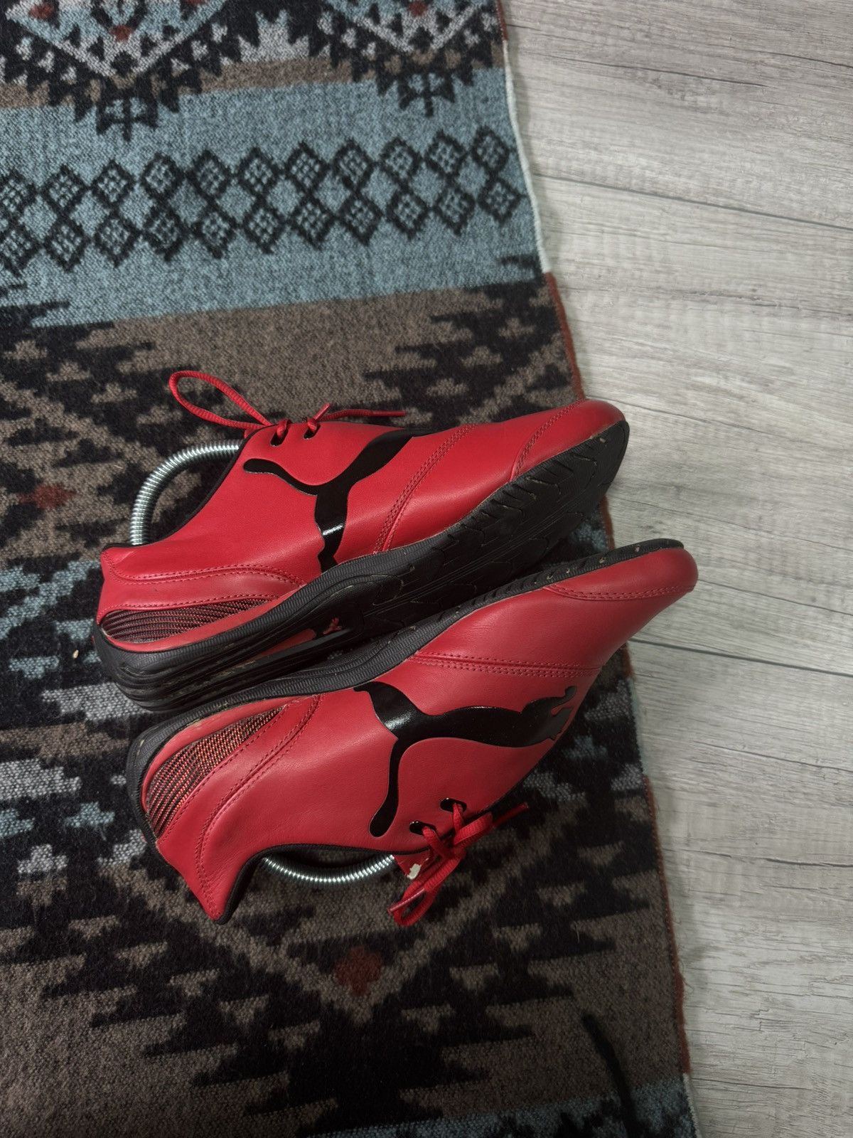 Ferrari × Puma Puma Ferrari Drift Cat III Leather Shoes Sneakers Size US 8.5 / EU 41-42 - 6 Thumbnail