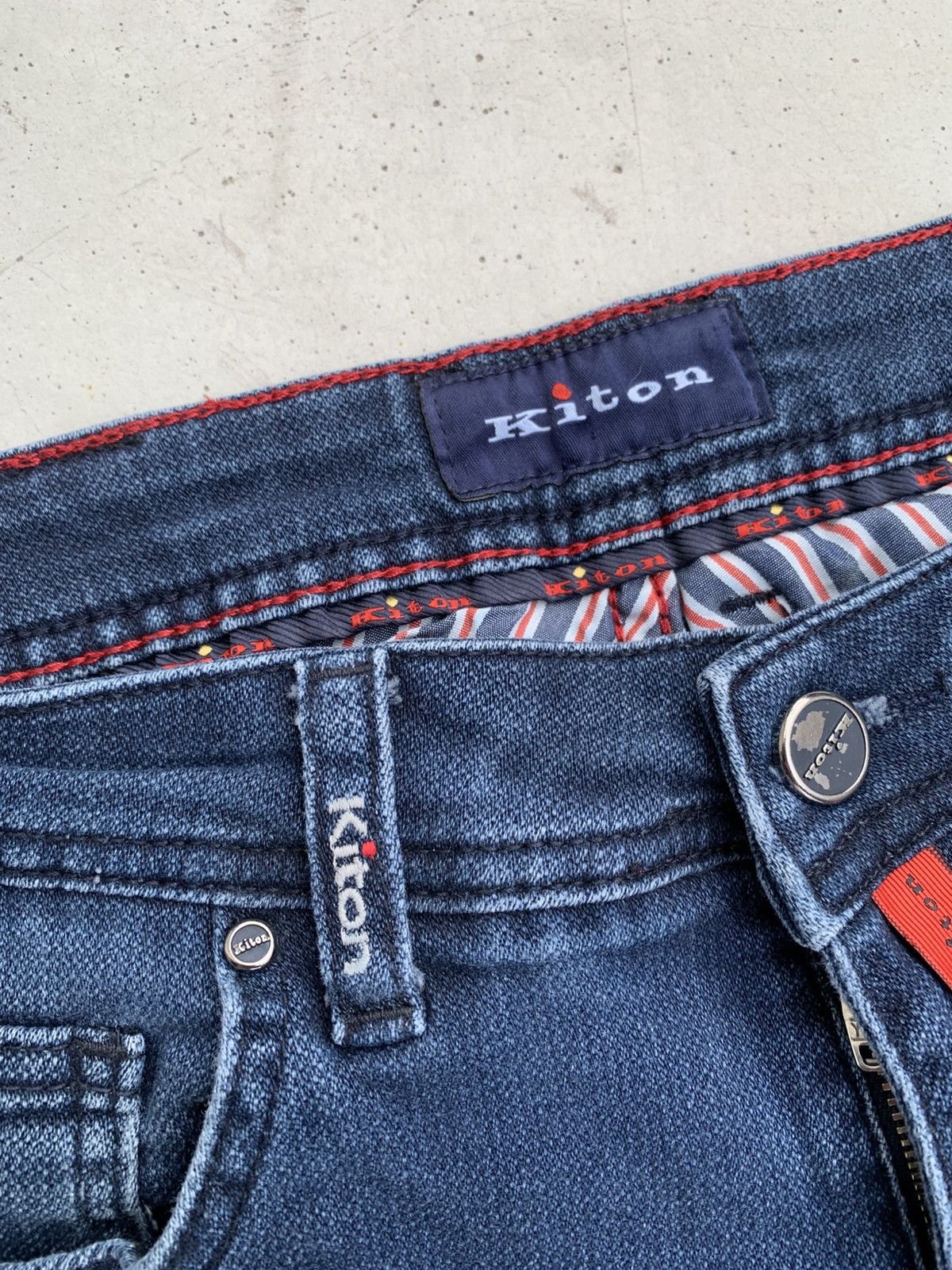 Kiton Jeans Vintage Old Money Style Luxury Denim Italy