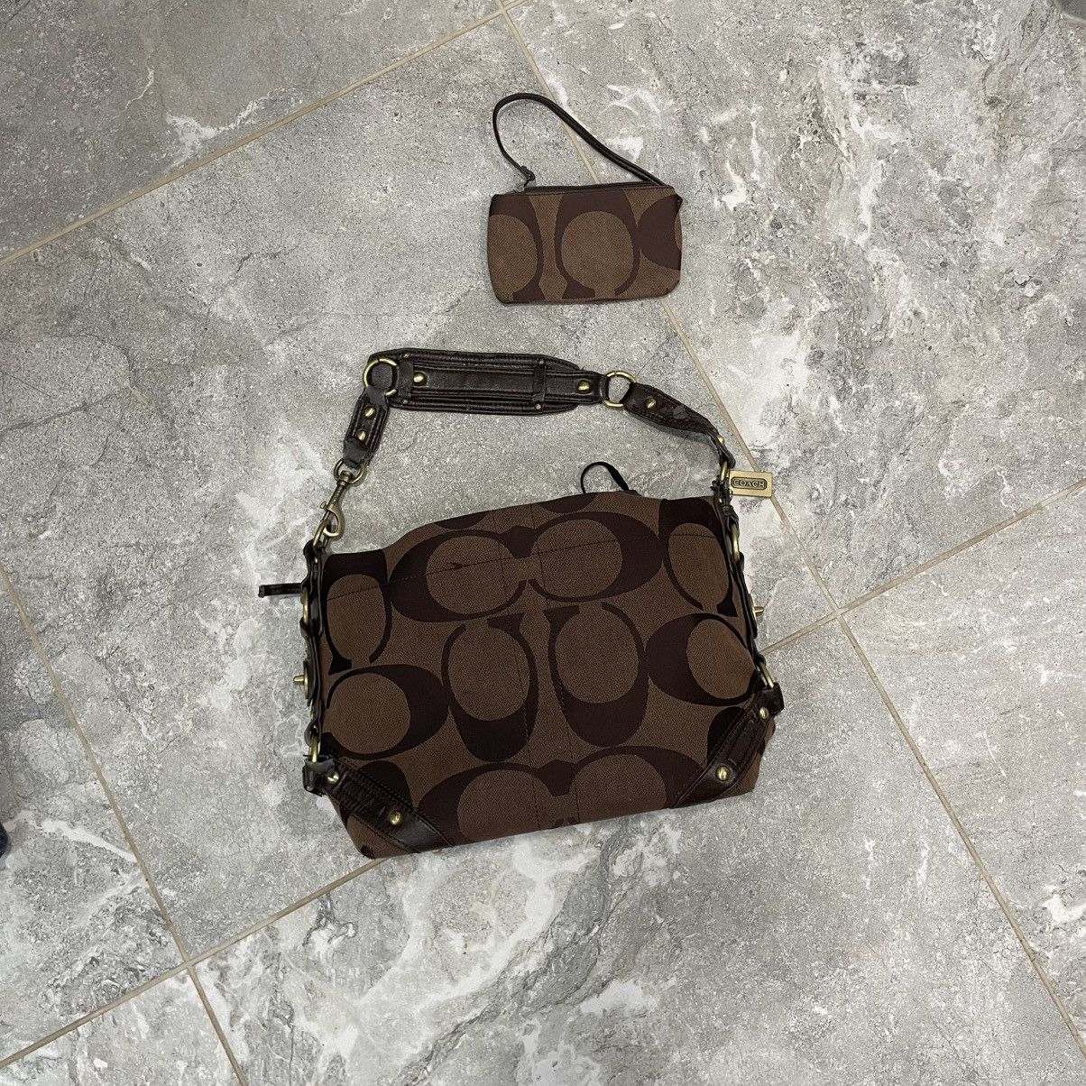 Vintage Vintage 00’s Coach Handle Bag wallet mini old money 90s lux Size ONE SIZE - 1 Thumbnail
