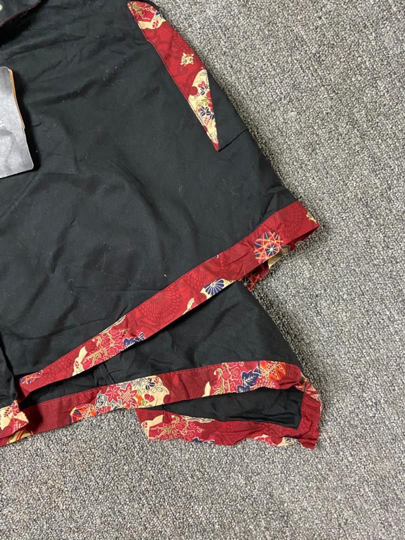 Japanese Brand S-Inc Kikou Embroidered Dragon Mini Skirt (204) Size 36" / US 14 / IT 50 - 10 Thumbnail