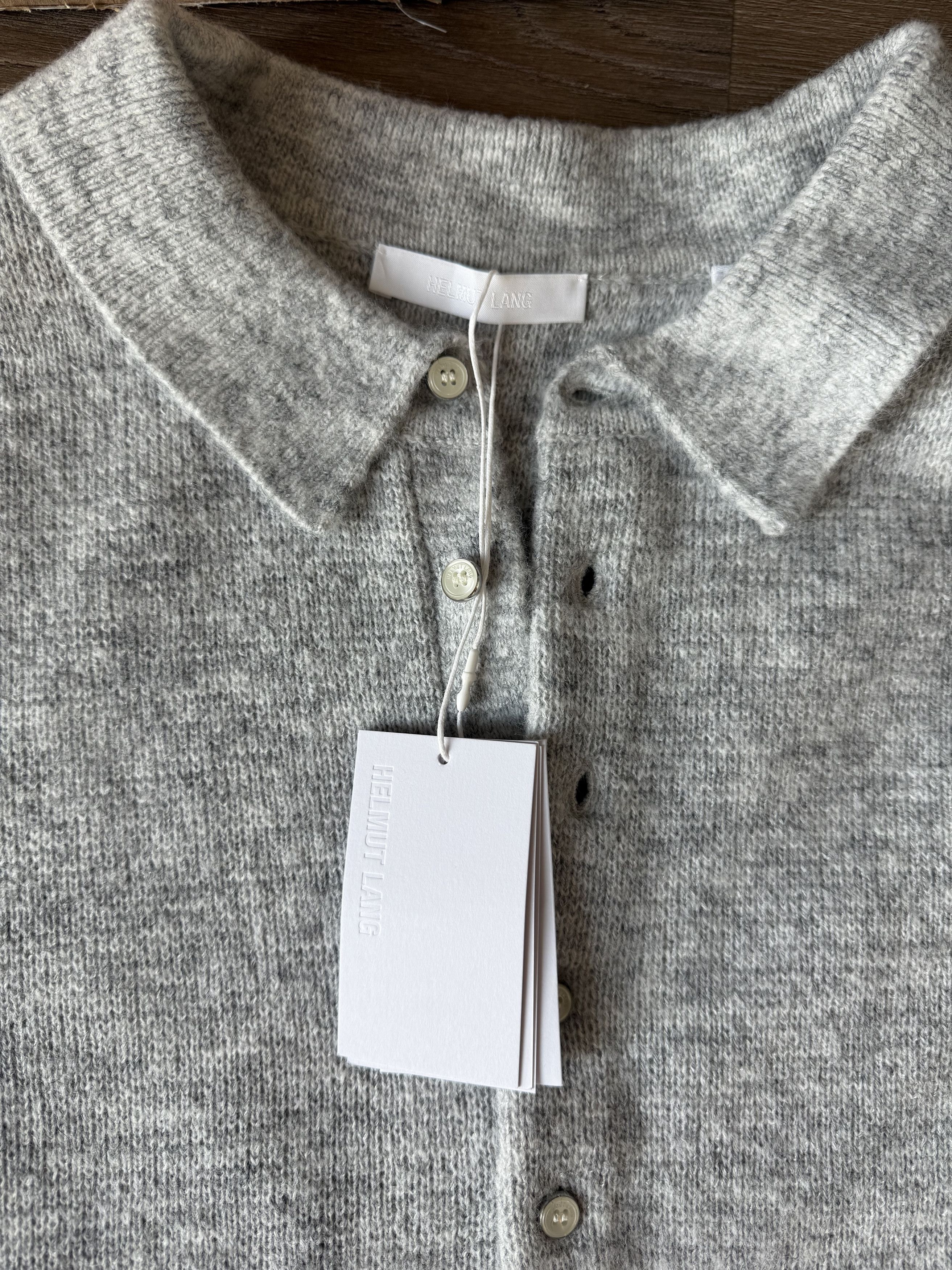 Helmut Lang Helmut Lang Apex Brushed Polo Sweater Size US XXL / EU 58 / 5 - 7 Thumbnail