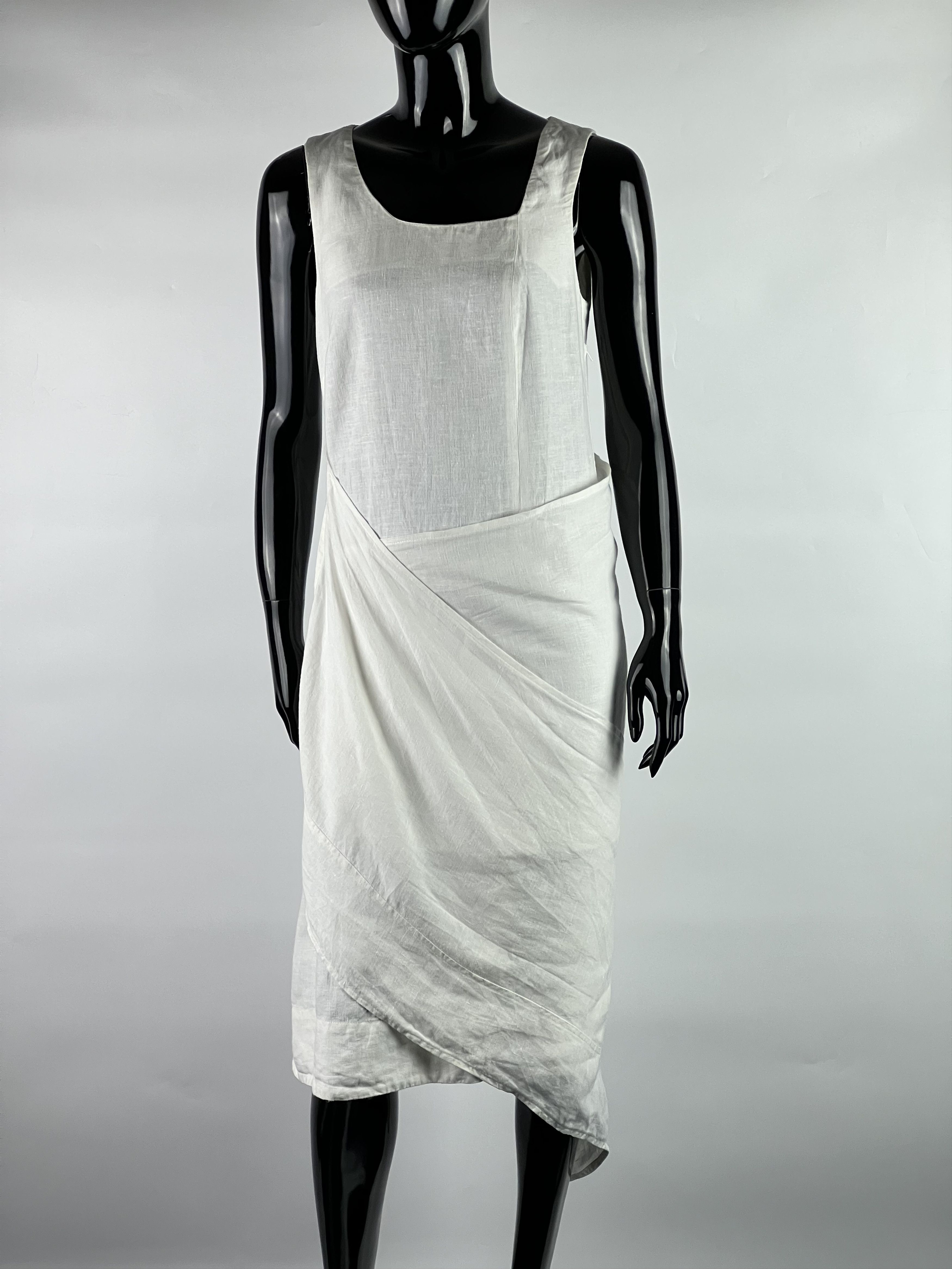 Other Tale №3 Asymmetrical Linen Wrap Dress Size IT40 Size S / US 4 / IT 40 - 1 Thumbnail