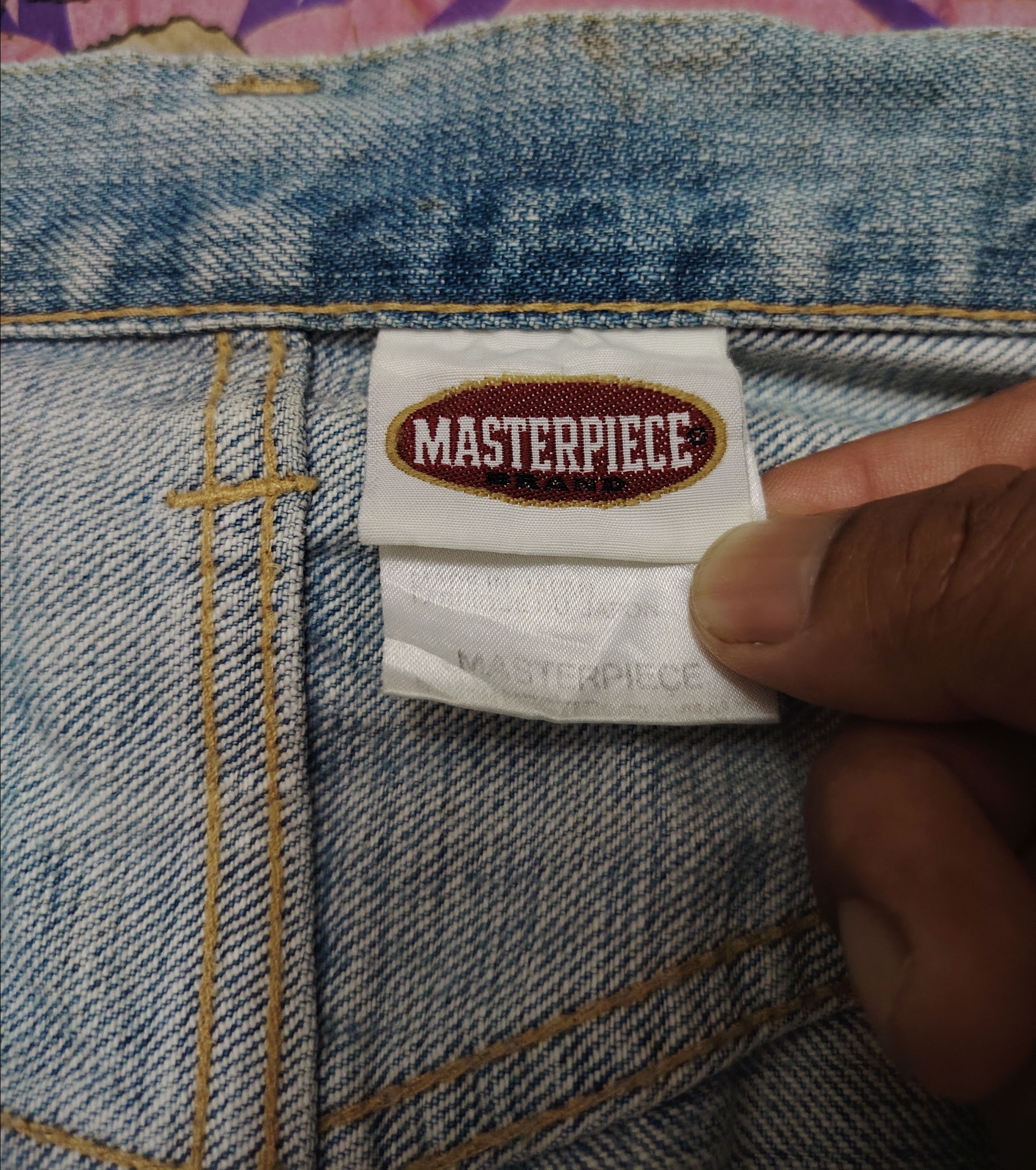 MasterPiece Vintage Japanese MASTERPIECE distressed denim Jeans Size US 34 / EU 50 - 9 Thumbnail