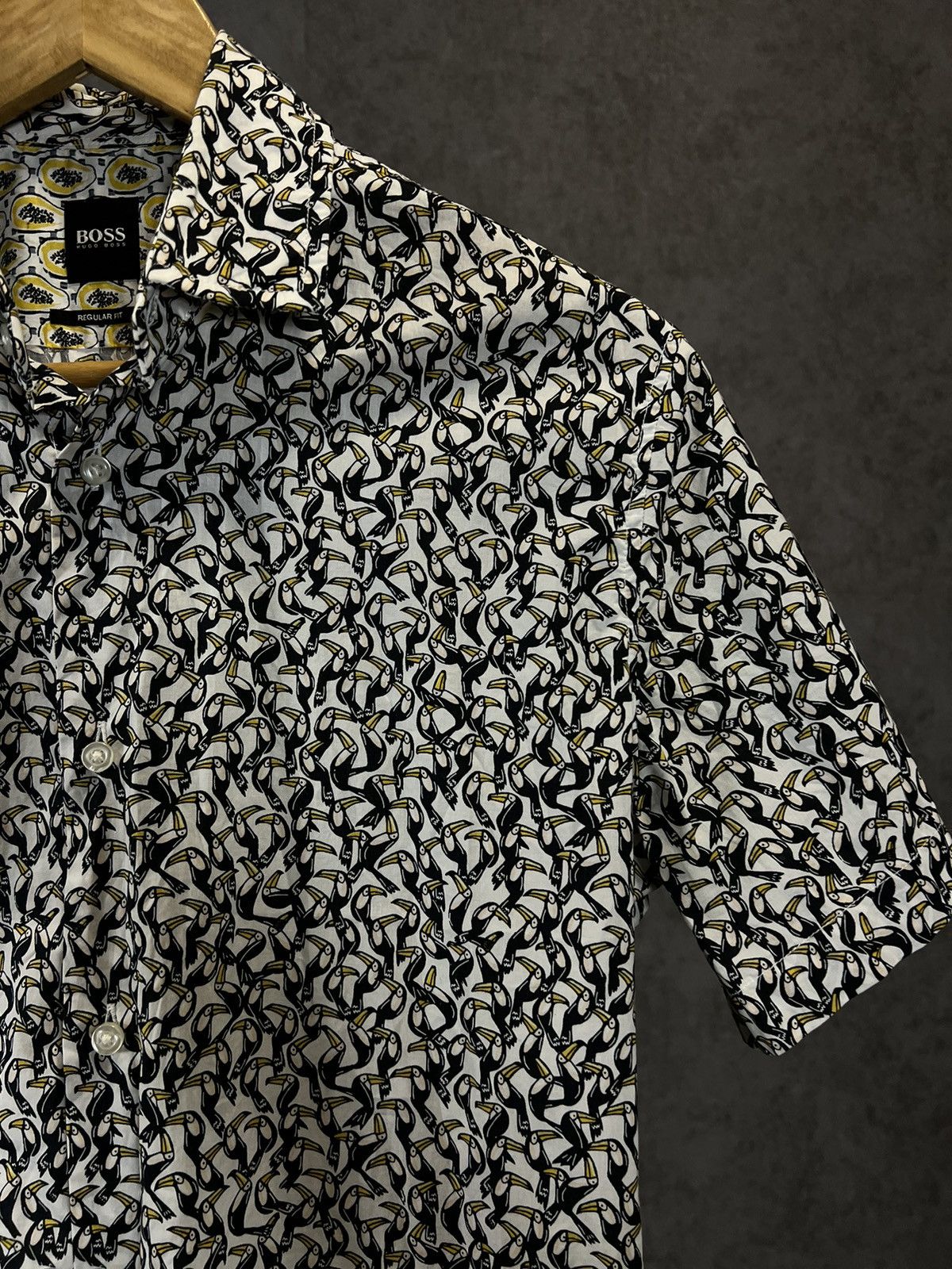 Hugo Boss Hugo Boss crazy designer Hawaiian shirt Size US S / EU 44-46 / 1 - 2 Thumbnail