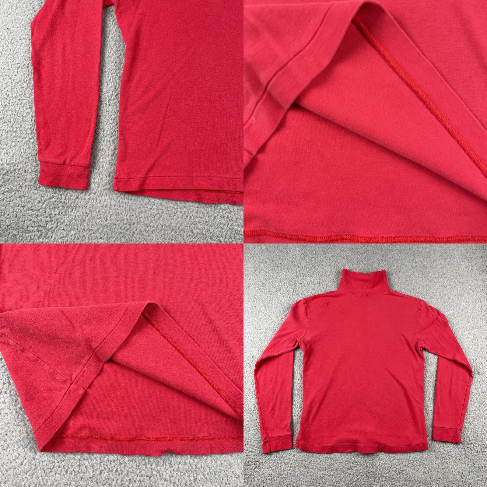 Charter Club VINTAGE Charter Club By Jane Turtleneck Long Sleeve Womens M Pink 90s Art Bohemian Travel Cotton Regular Shirt Womens Size M / US 6-8 / IT 42-44 - 8 Thumbnail