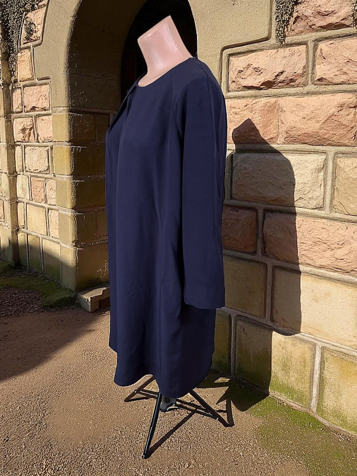 Cos Cos Navy Viscose dress size XL Size XL / US 12-14 / IT 48-50 - 4 Thumbnail