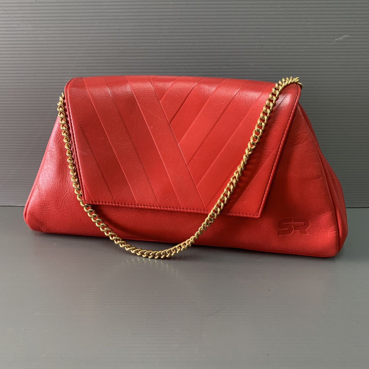 Sonia Rykiel Sonia Rykiel Leather Chain Pochette Size ONE SIZE - 1 Thumbnail