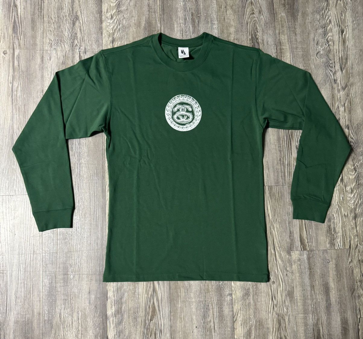 Nike x stussy discount green t shirt