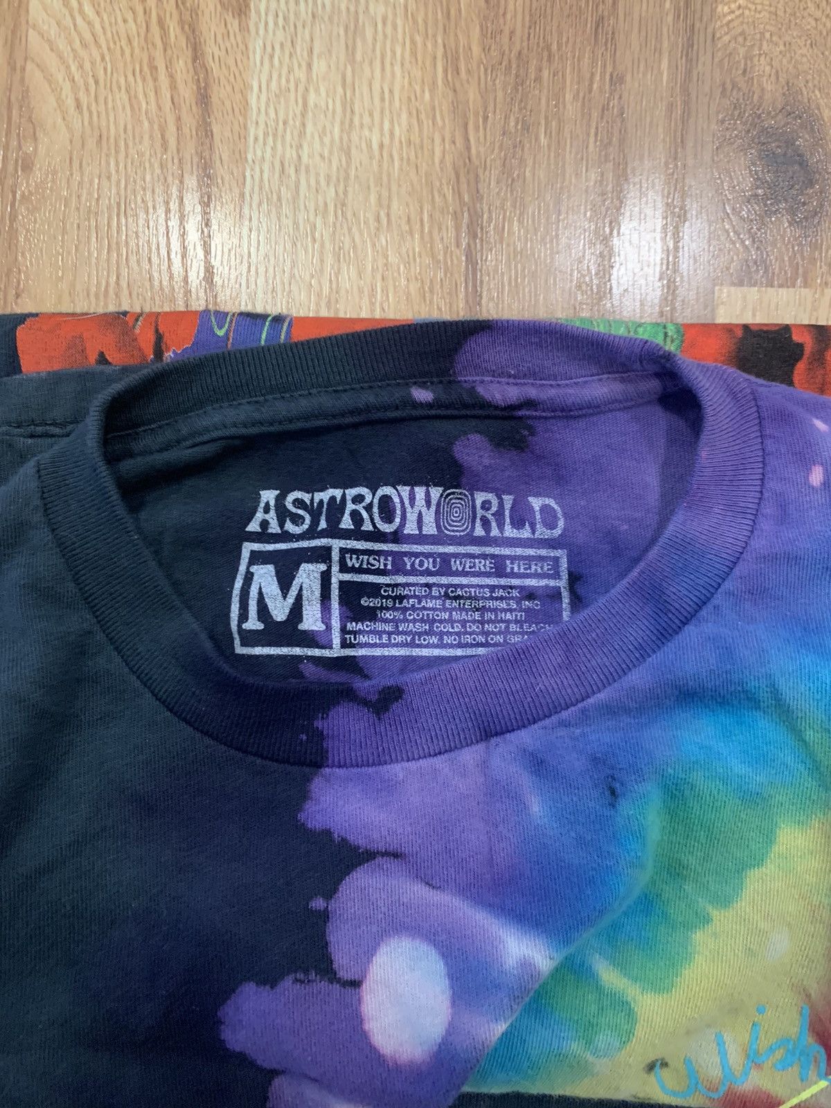 Band Tees × Travis Scott Travis Scott ‘19 ASTROWORLD European Tour Tie Dye Size US M / EU 48-50 / 2 - 4 Thumbnail