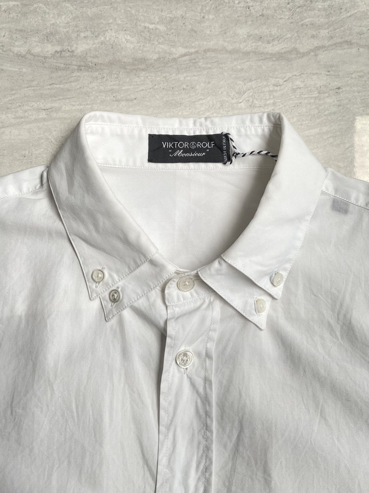 Viktor & Rolf VIKTOR & ROLF White Shirt Size US L / EU 52-54 / 3 - 5 Thumbnail