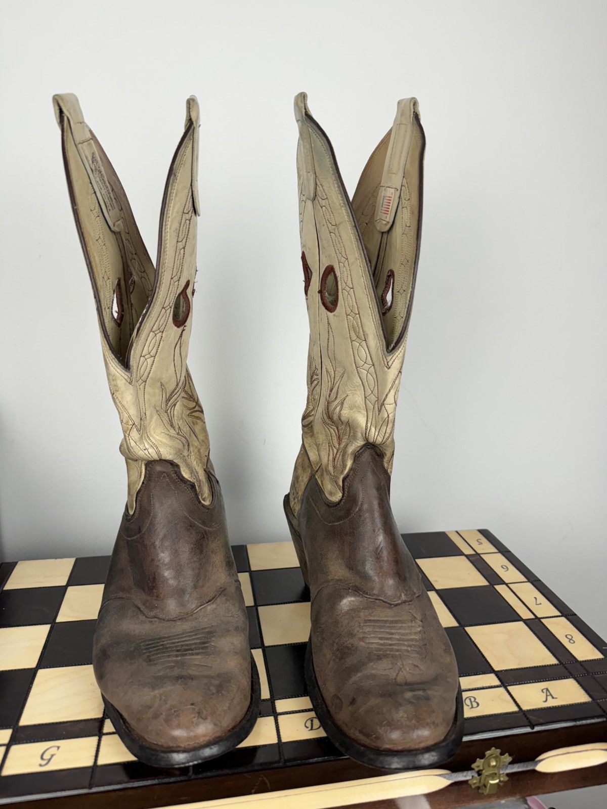 Vintage Vintage cowboy boots USA Texas original retro item Size US 12 / IT 42 - 2 Thumbnail