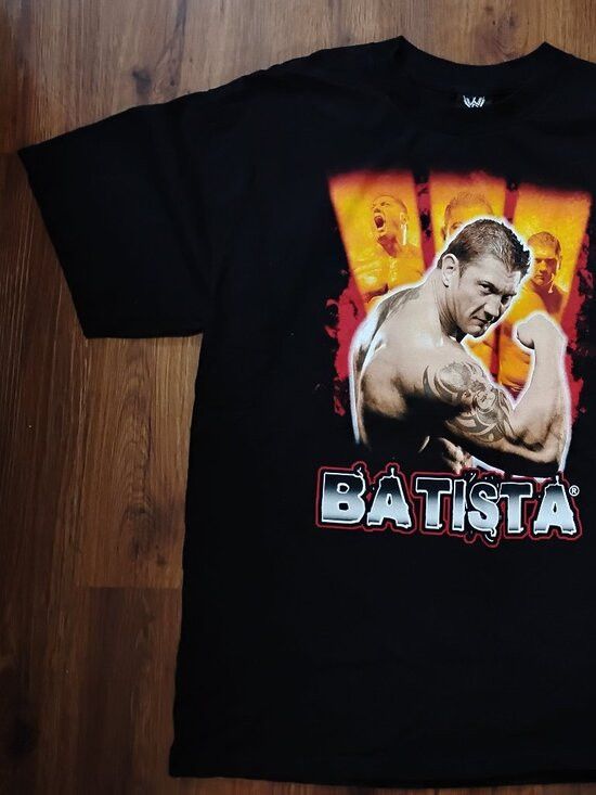 WWE Vintage WWE Hybrid Batista T-Shirt Size US L / EU 52-54 / 3 - 2 Thumbnail