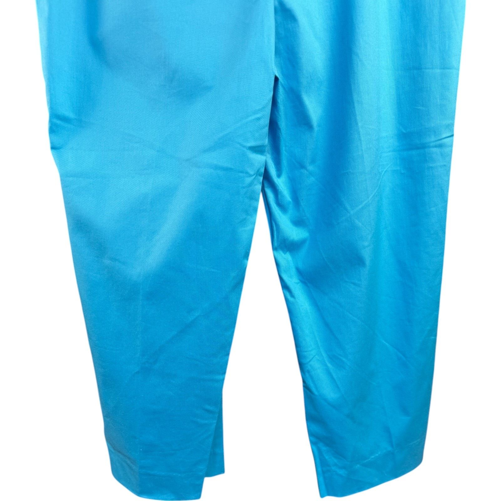 JH Collectibles JH Collectibles Stretch Pants Women’s 14 Blue Capris NWT Size 36" / US 14 / IT 50 - 4 Thumbnail