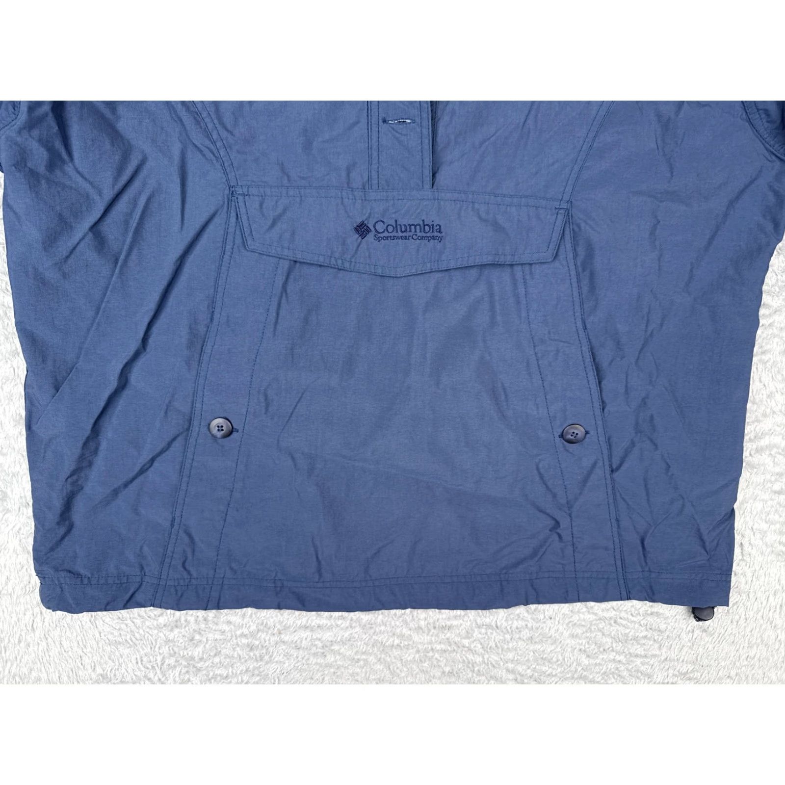 Vintage VINTAGE Columbia Jacket Womens Large Blue Hooded Pullover Anorak Nylon 90s Size L / US 10 / IT 46 - 5 Thumbnail