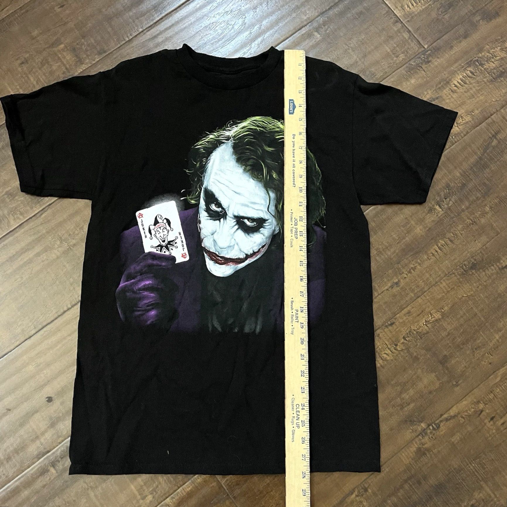 Vintage VINTAGE Batman Dark Knight Joker Men T-Shirt Big Face Heath Ledger Movie Promo Shirt M Black Cotton Knit Crew Neck Short Sleeve Regular Graphics Size US M / EU 48-50 / 2 - 4 Thumbnail