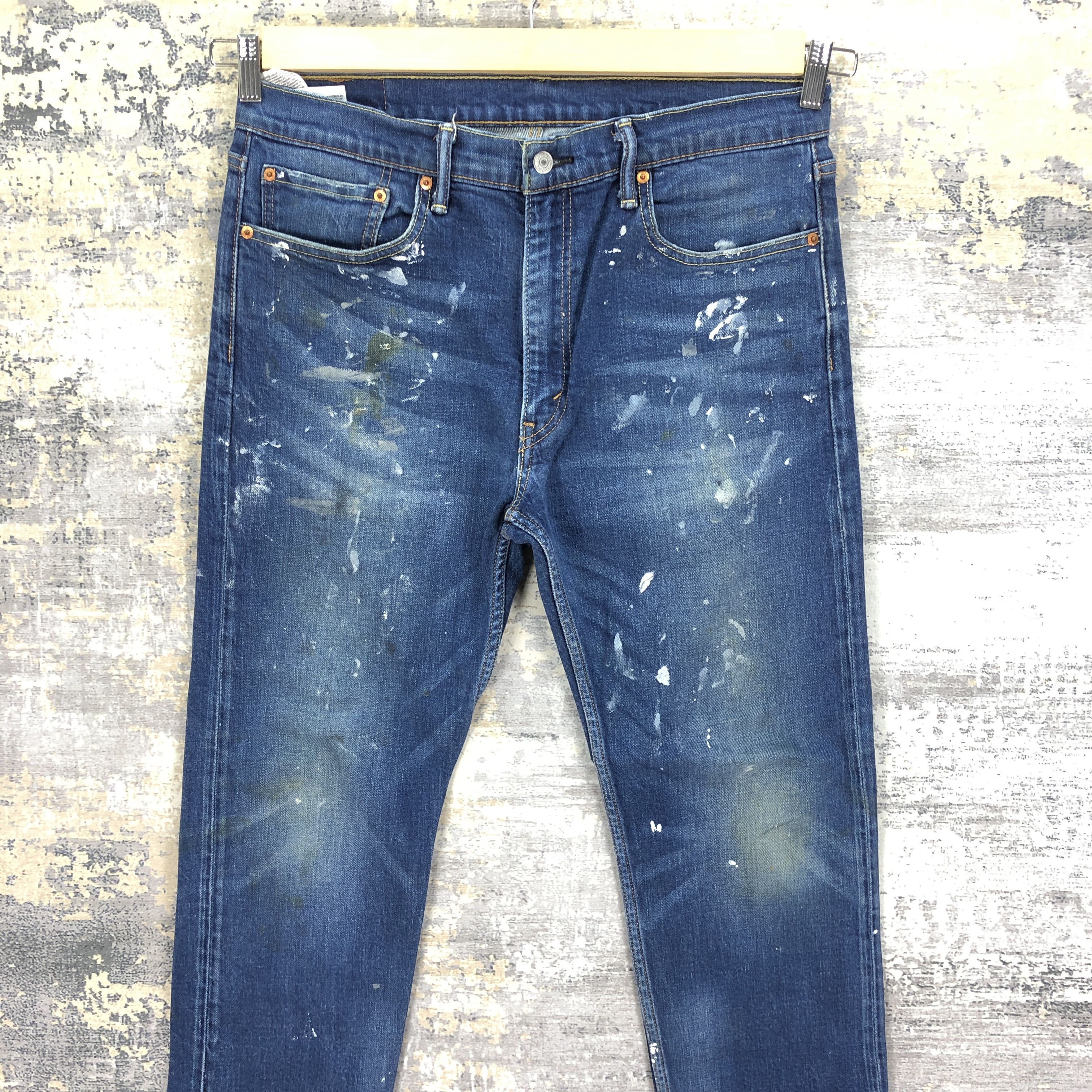 Levi's Vintage Y2K Levis 502 Painter Jeans Levi's Faded Denim Size US 34 / EU 50 - 3 Thumbnail