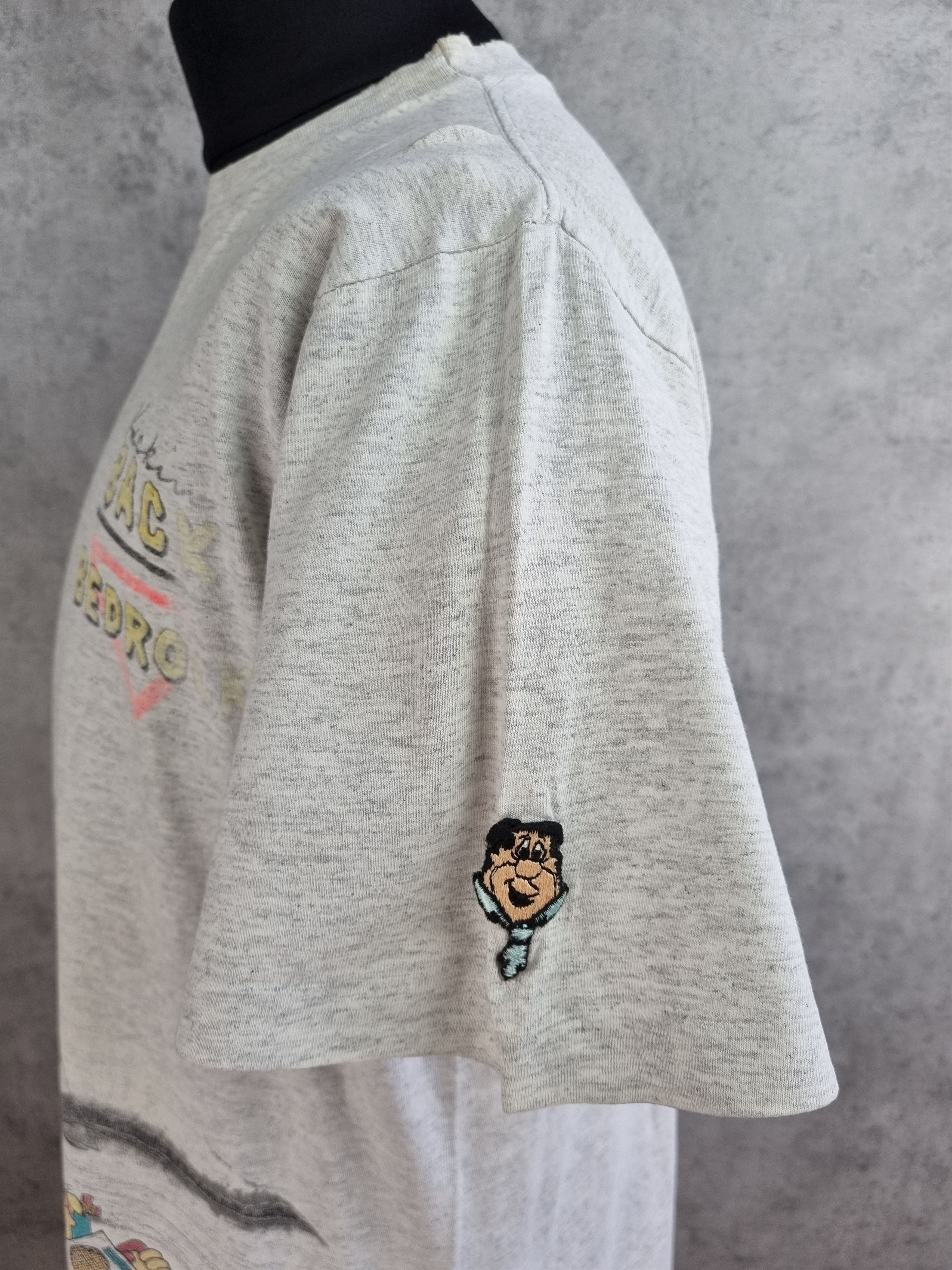 Cartoon Network × Vintage × Warner Bros 90s Single Stitch The Flintstones Rare Print Shirt Size US L / EU 52-54 / 3 - 13 Thumbnail