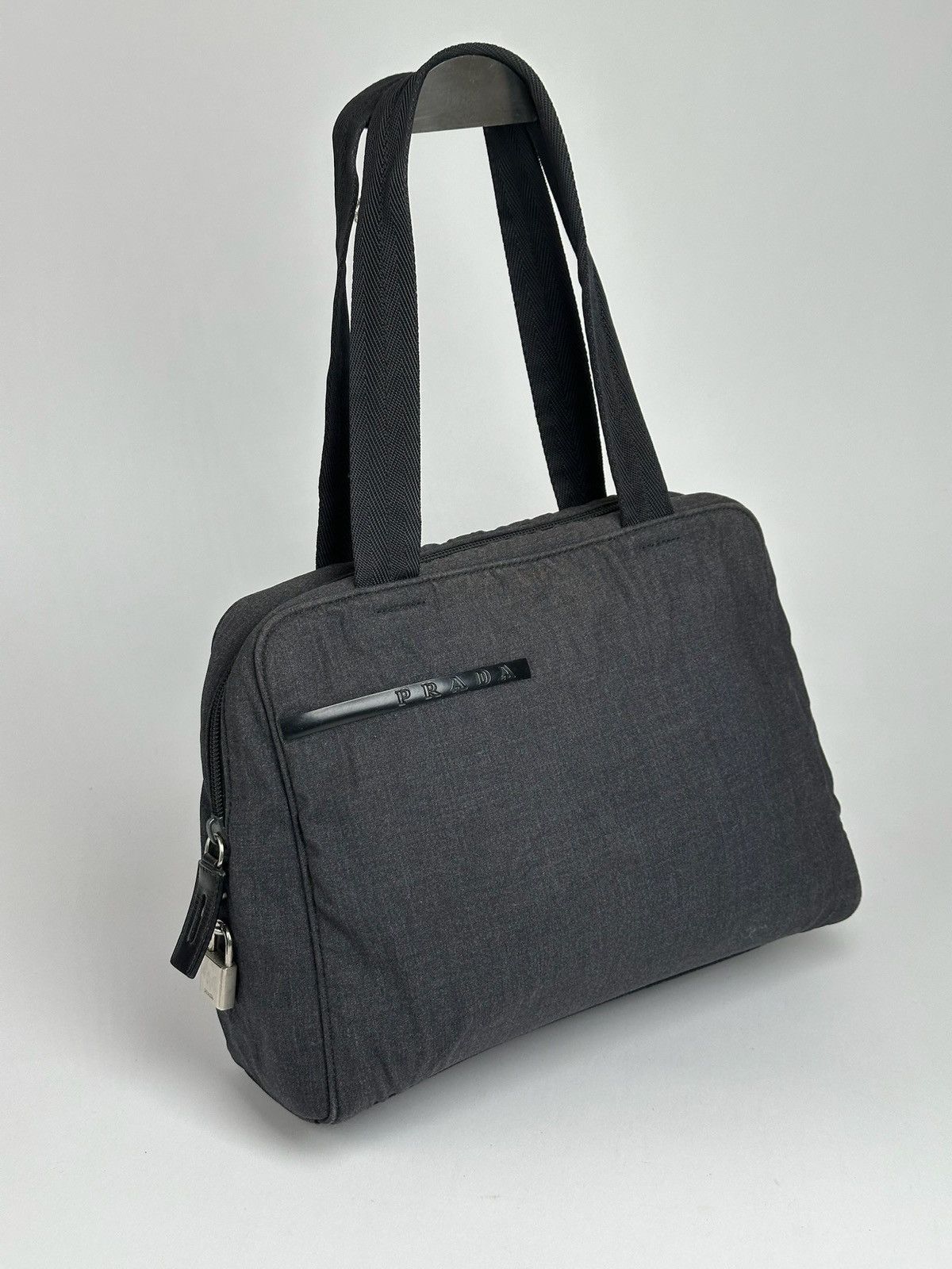 Prada Vintage Prada Sport AW1999 Canvas Bag Anthrazite Size ONE SIZE - 10 Thumbnail