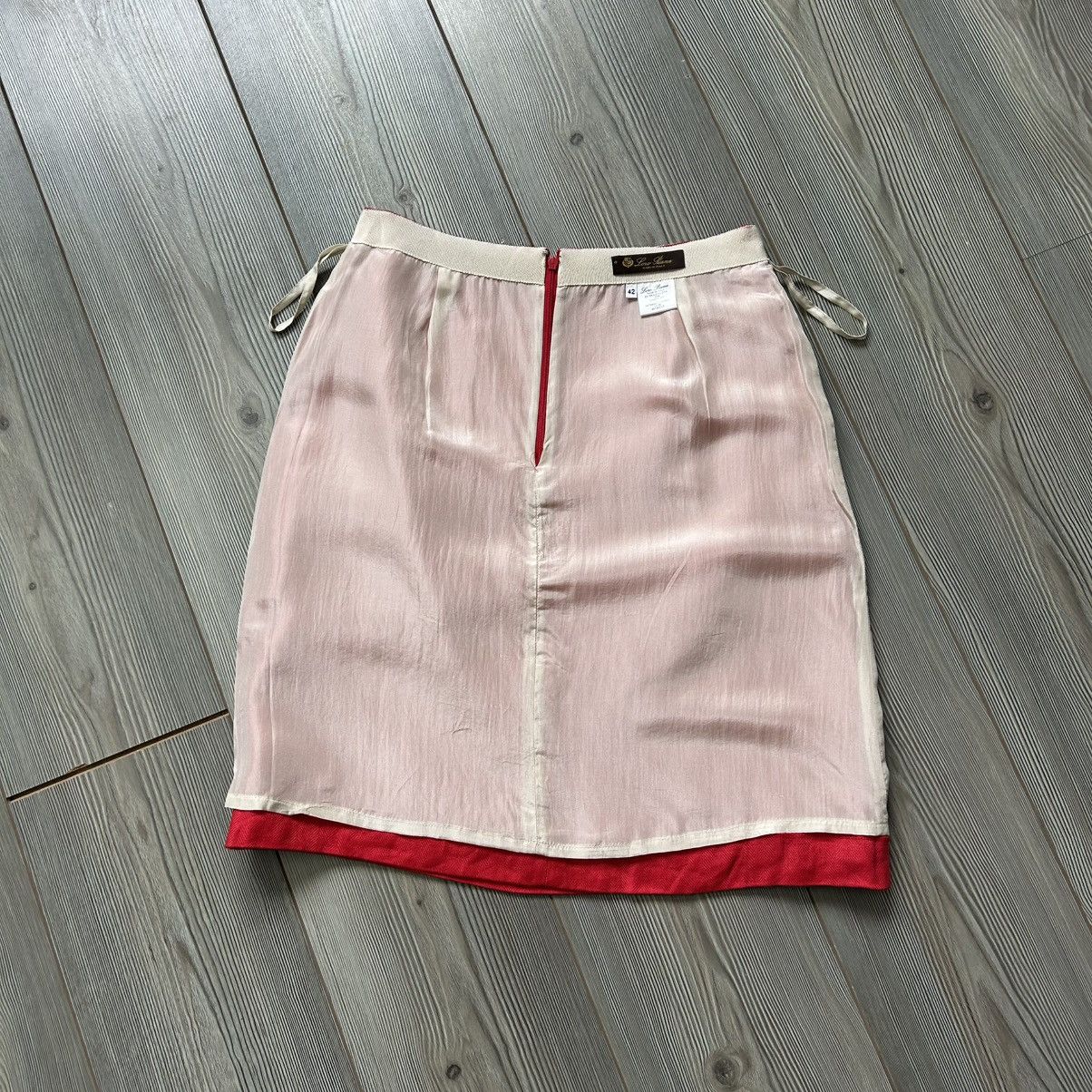 Loro Piana Loro Piana 100% Linen Mid Lenght Skirt Size 28" / US 6 / IT 42 - 16 Thumbnail