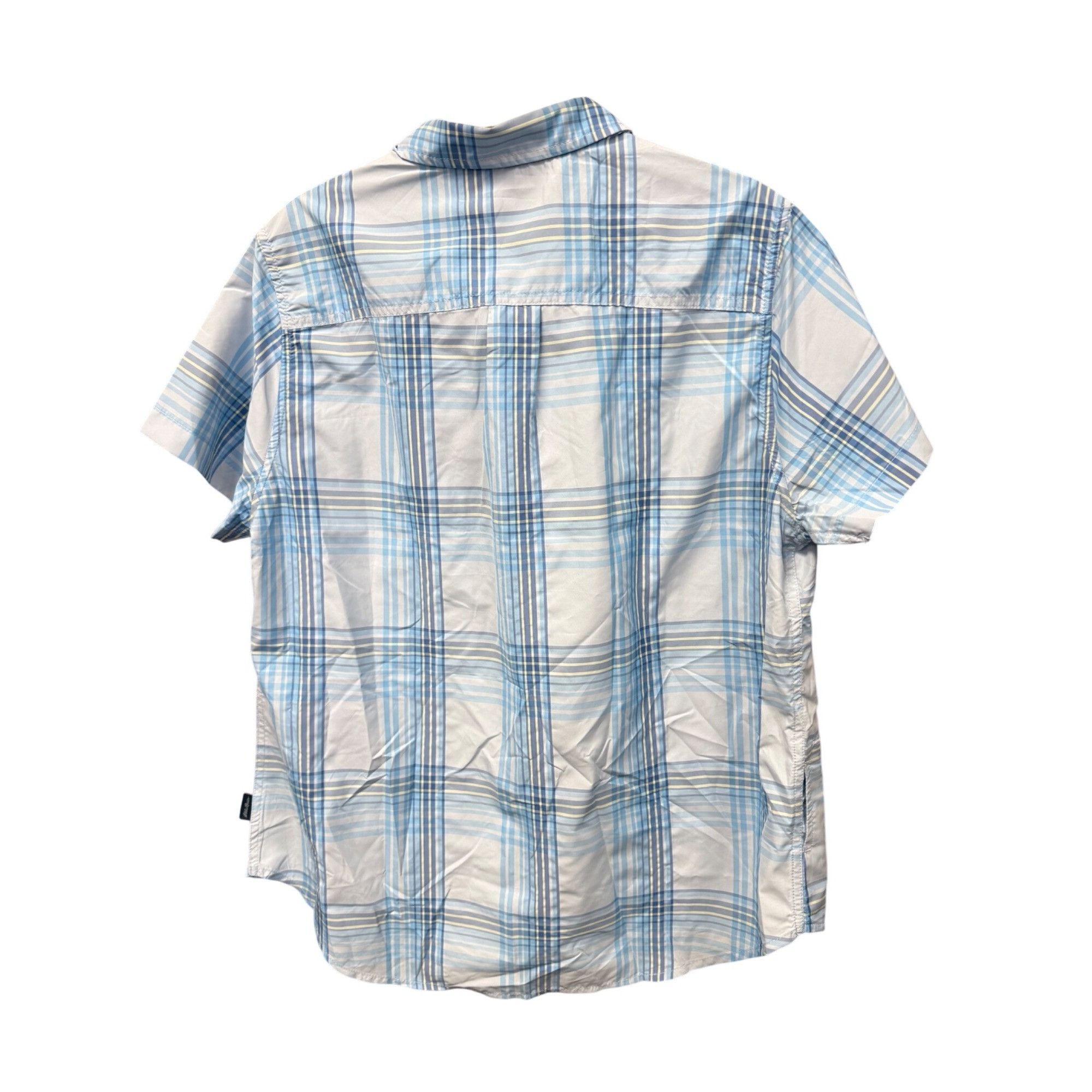 Eddie Bauer Eddie Bauer Short Sleeve Adventure Shirt Large Blue Plaid Qu Size L / US 10 / IT 46 - 2 Thumbnail