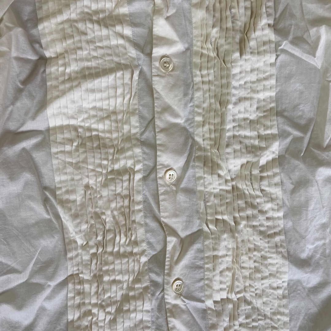Ann Demeulemeester Ann Demeulemeester - Tuxedo White Button up Shirt Size US M / EU 48-50 / 2 - 5 Thumbnail