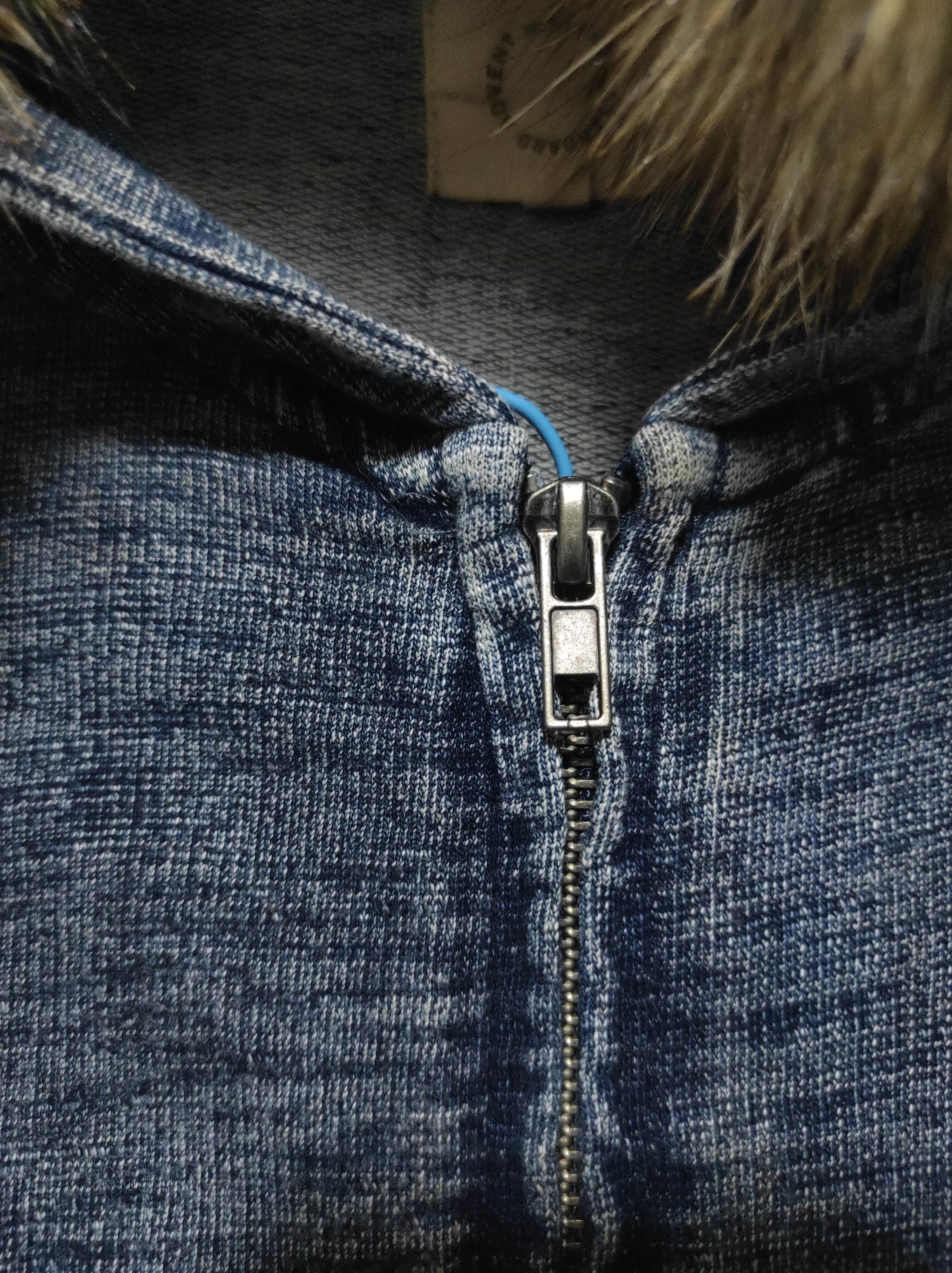 Hysteric Glamour R.Standy Wash Denim Zipper Fur Hoodie IfSixWasNine LGB style Size US M / EU 48-50 / 2 - 4 Thumbnail