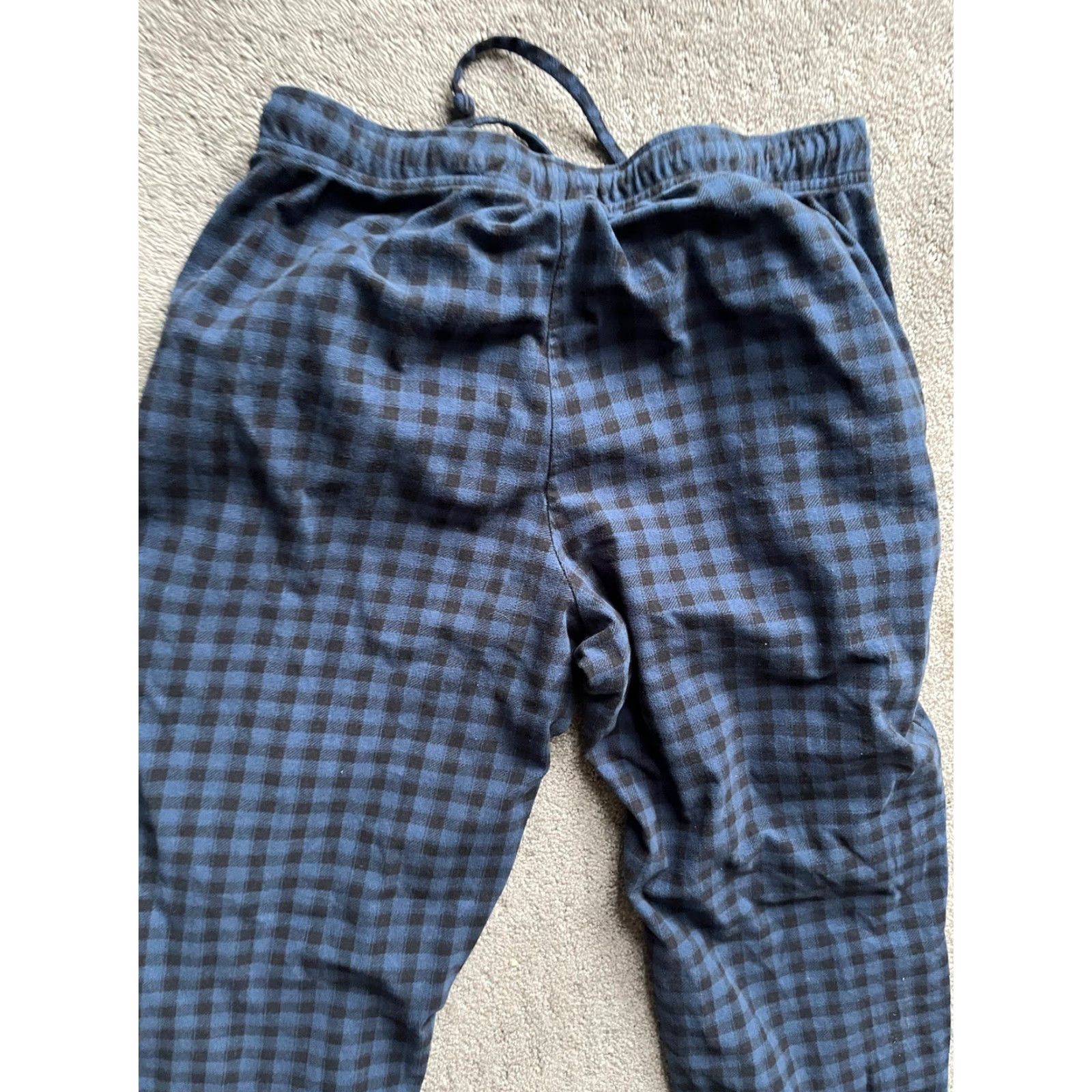Nautica NAUTICA Men's Super Soft Sweatpants Size Small Blue Plaid Activewear Size US 29 - 4 Thumbnail