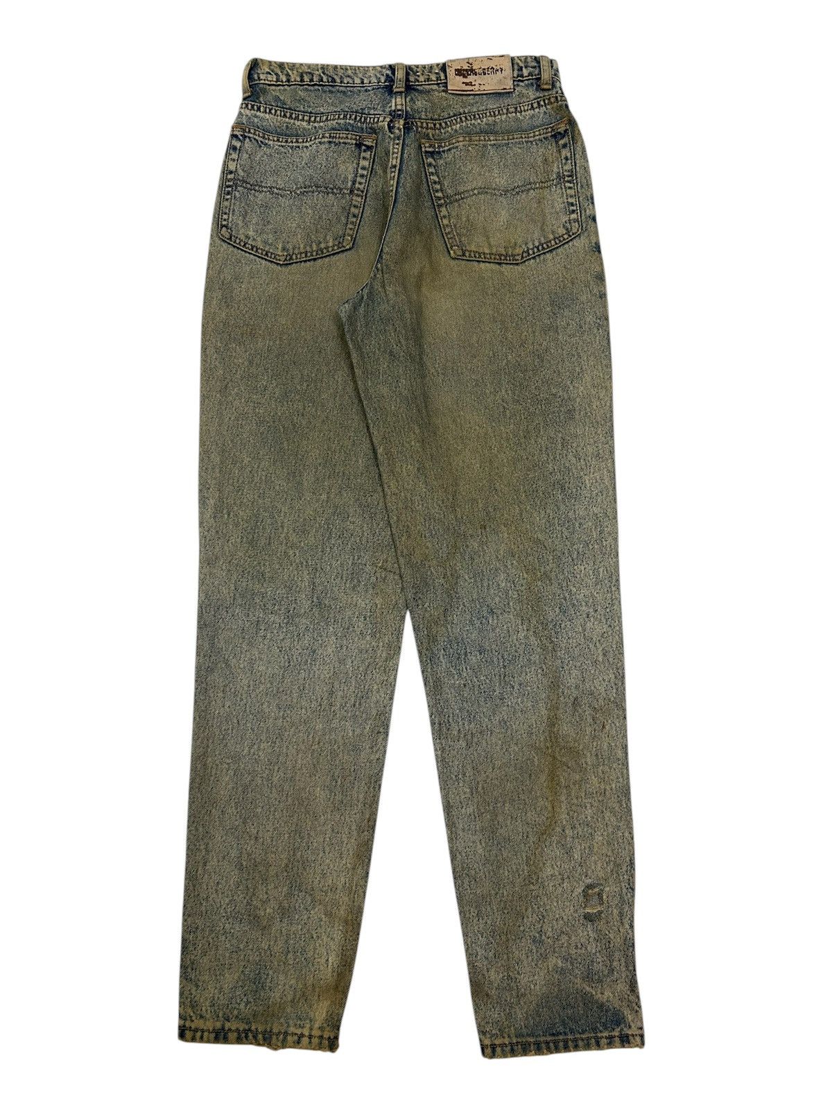 Japanese Brand Vintage Japanese Mud wash Distressed Tapered Jeans Size US 30 / EU 46 - 2 Thumbnail
