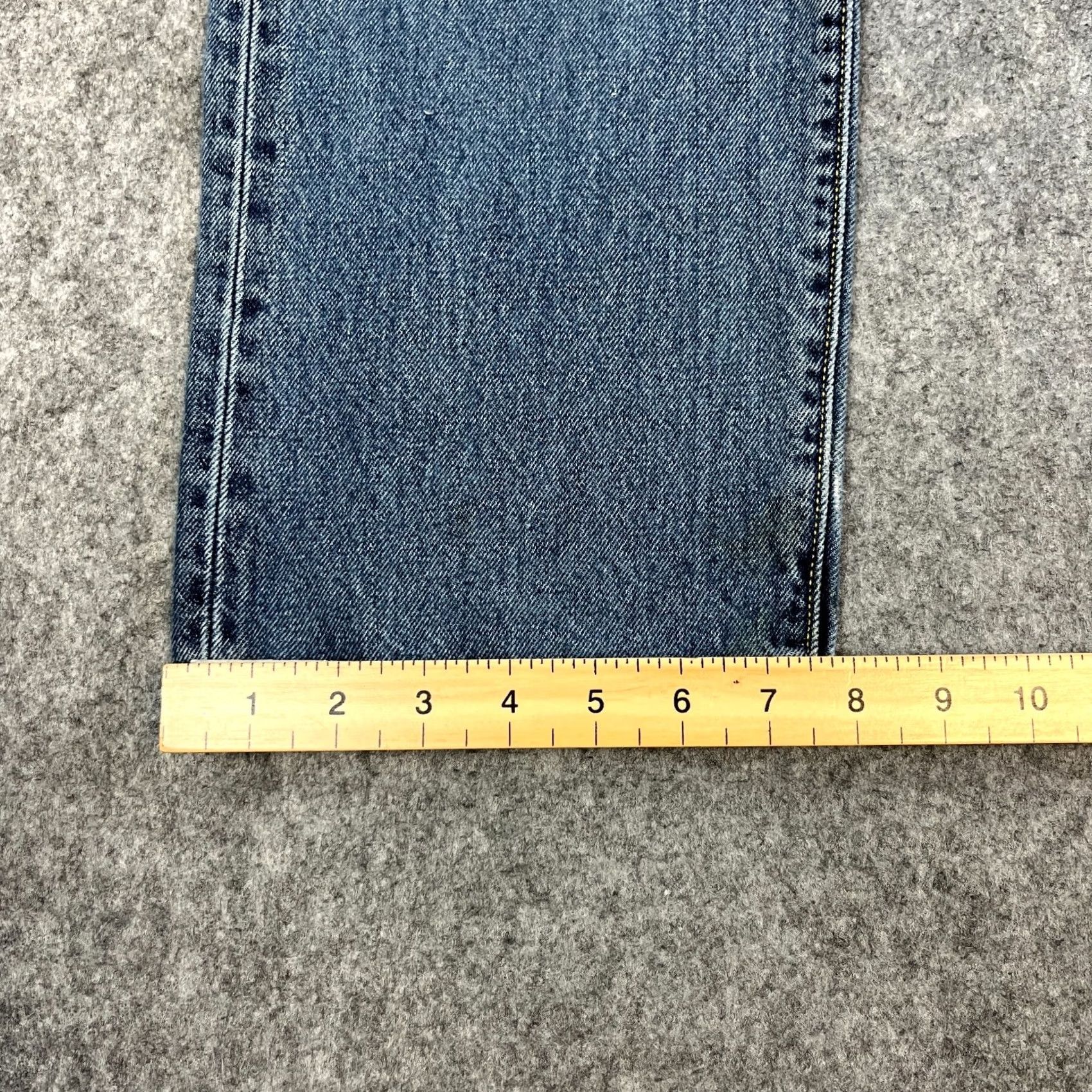 Levi's Levi's 551 Jeans Regular Straight 32 34 Mid Wash Blue Tab Mens Denim Cotton Hemp 5-Pocket Design Vintage No? Size US 32 / EU 48 - 3 Thumbnail