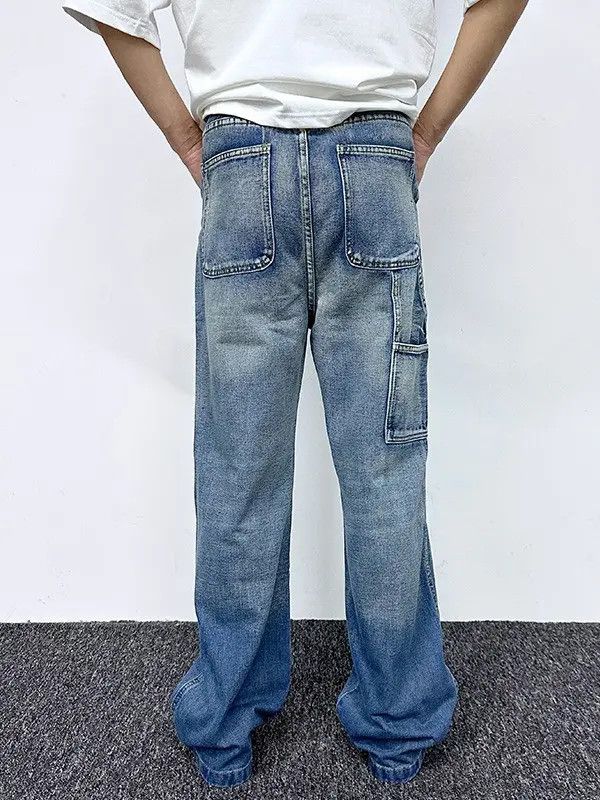 Japanese Brand × Jean Baggy Distressed Denim Jeans Size US 32 / EU 48 - 2 Thumbnail