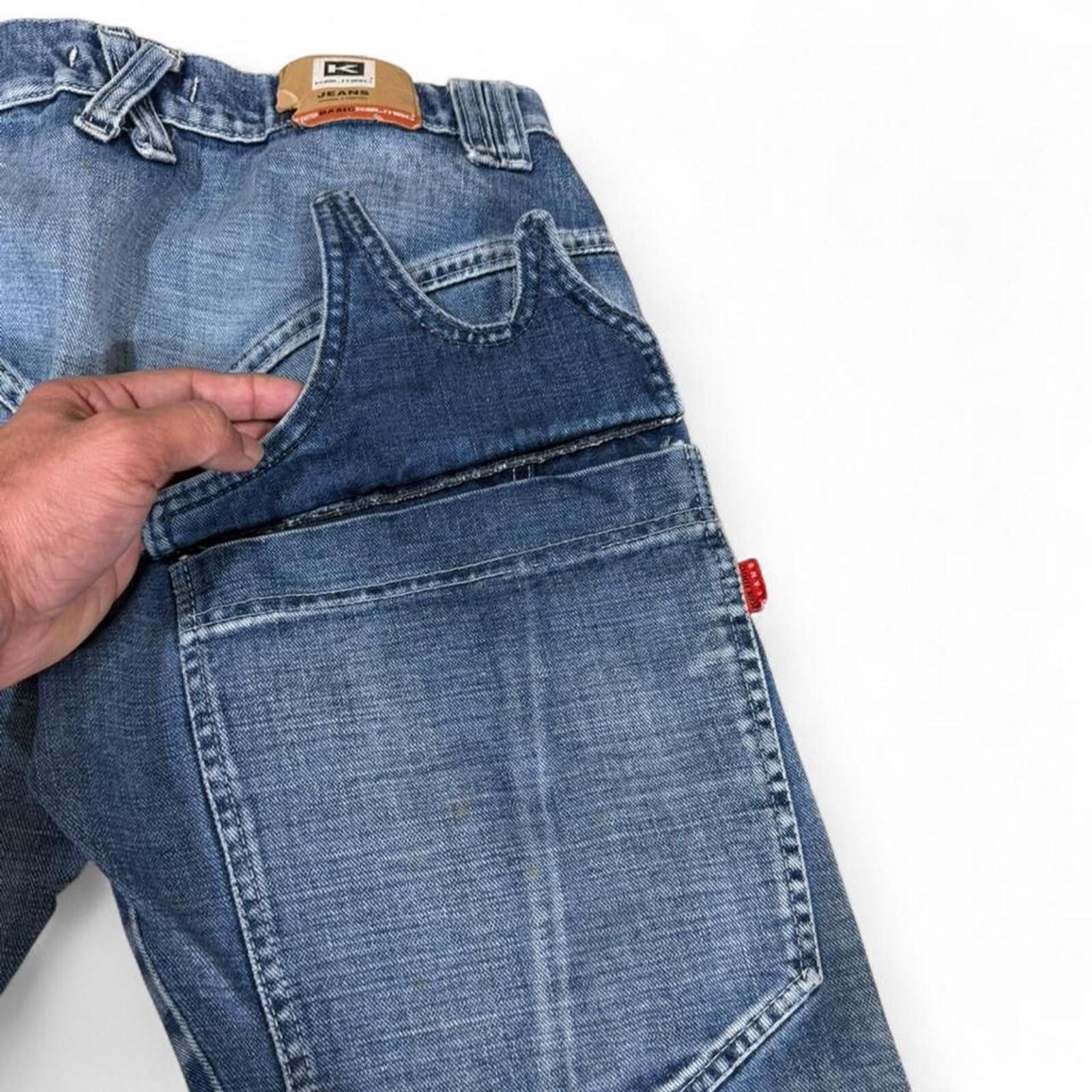 True Religion Kelmec straight fit unique style denim jeans Size US 31 - 6 Thumbnail